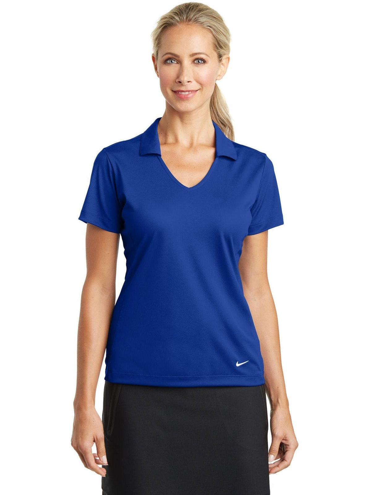 NIKE Ladies Dri-FIT Vertical Mesh Polo