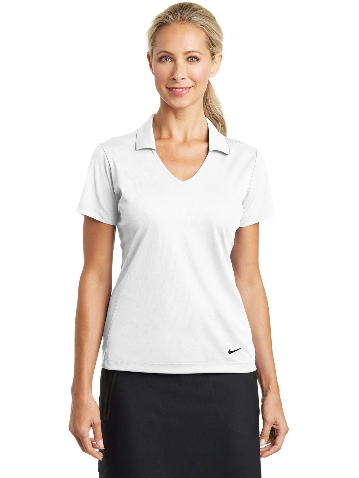 NIKE Ladies Dri-FIT Vertical Mesh Polo