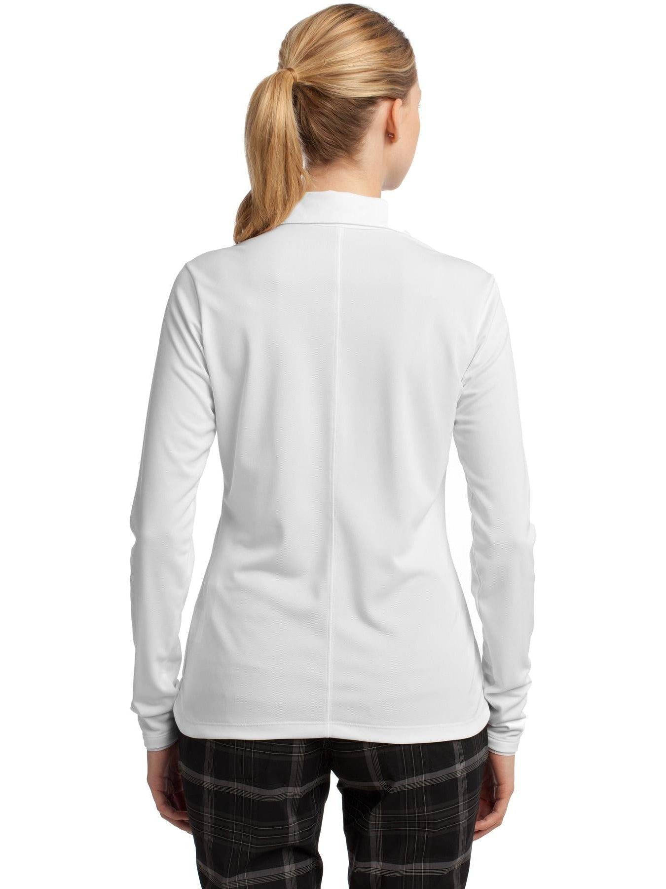 NIKE Ladies Long Sleeve Dri-FIT Stretch Tech Polo