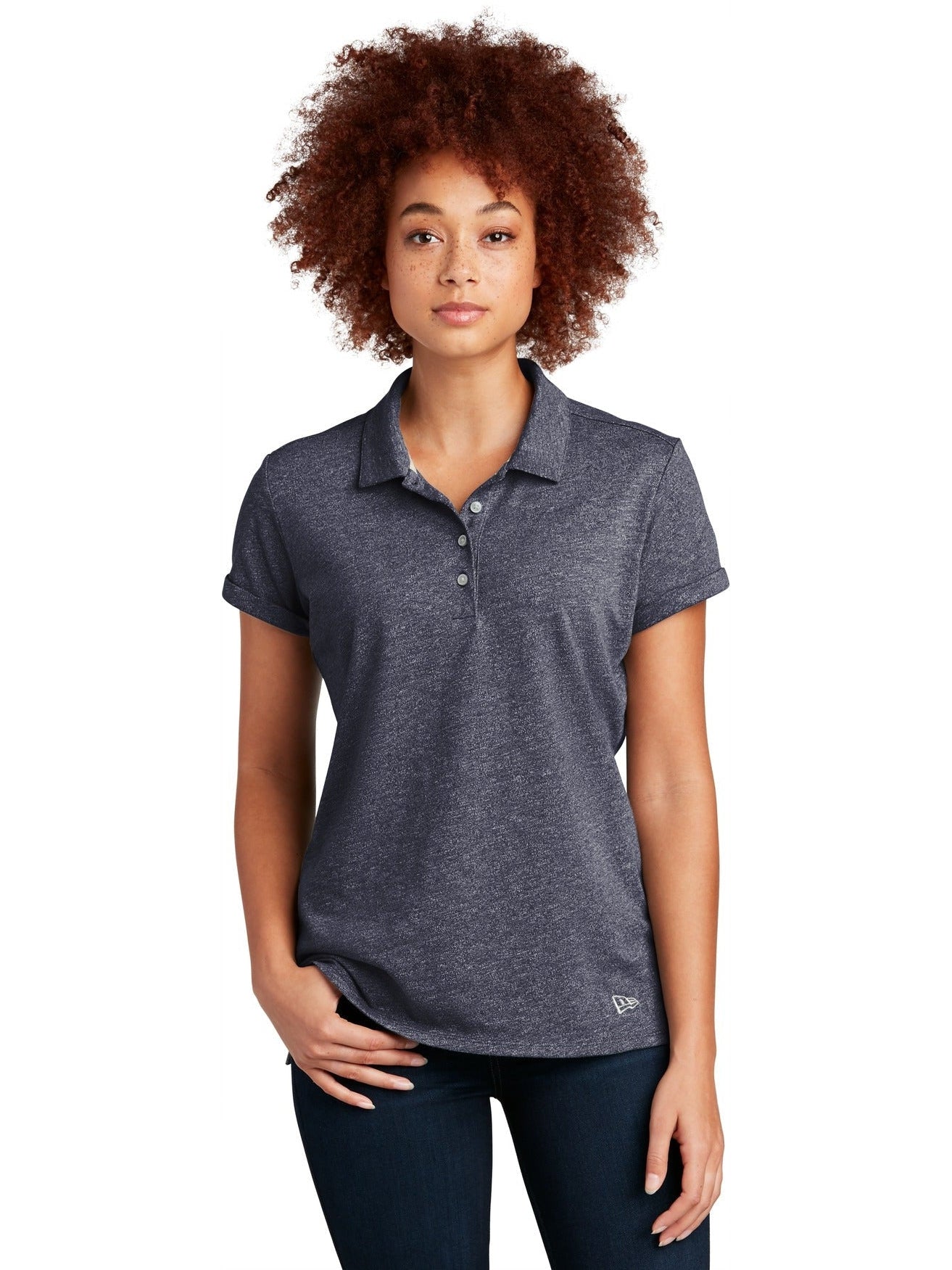 New Era Ladies Slub Twist Polo
