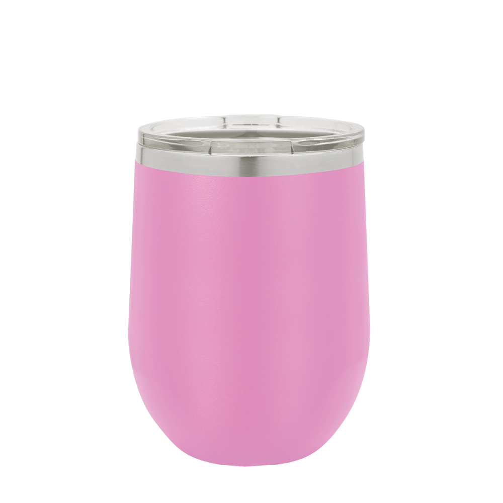 (6 Pieces) Laser Engraved Stemless Wine Tumbler | 12 oz