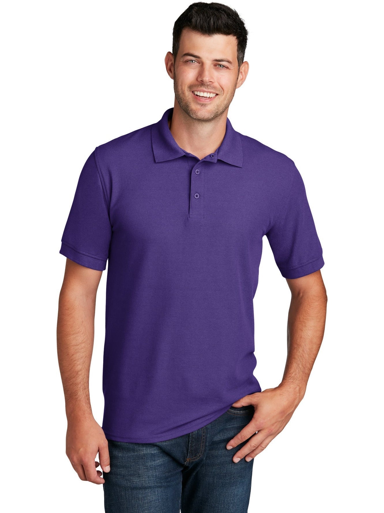 Port Authority 50/50 Pique Polo Shirt