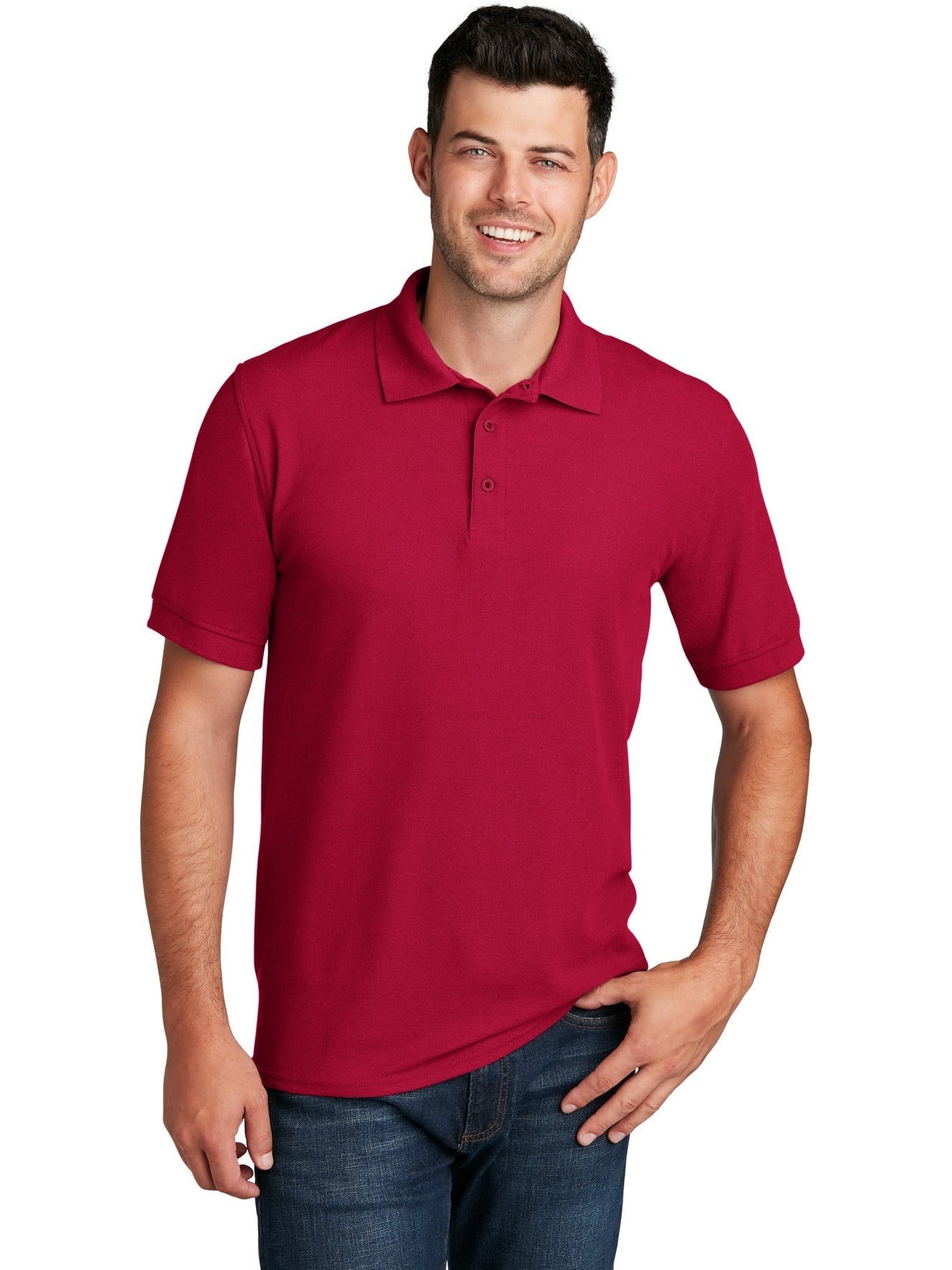 Port Authority 50/50 Pique Polo Shirt