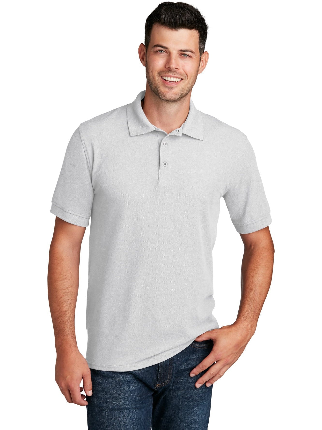 Port Authority 50/50 Pique Polo Shirt