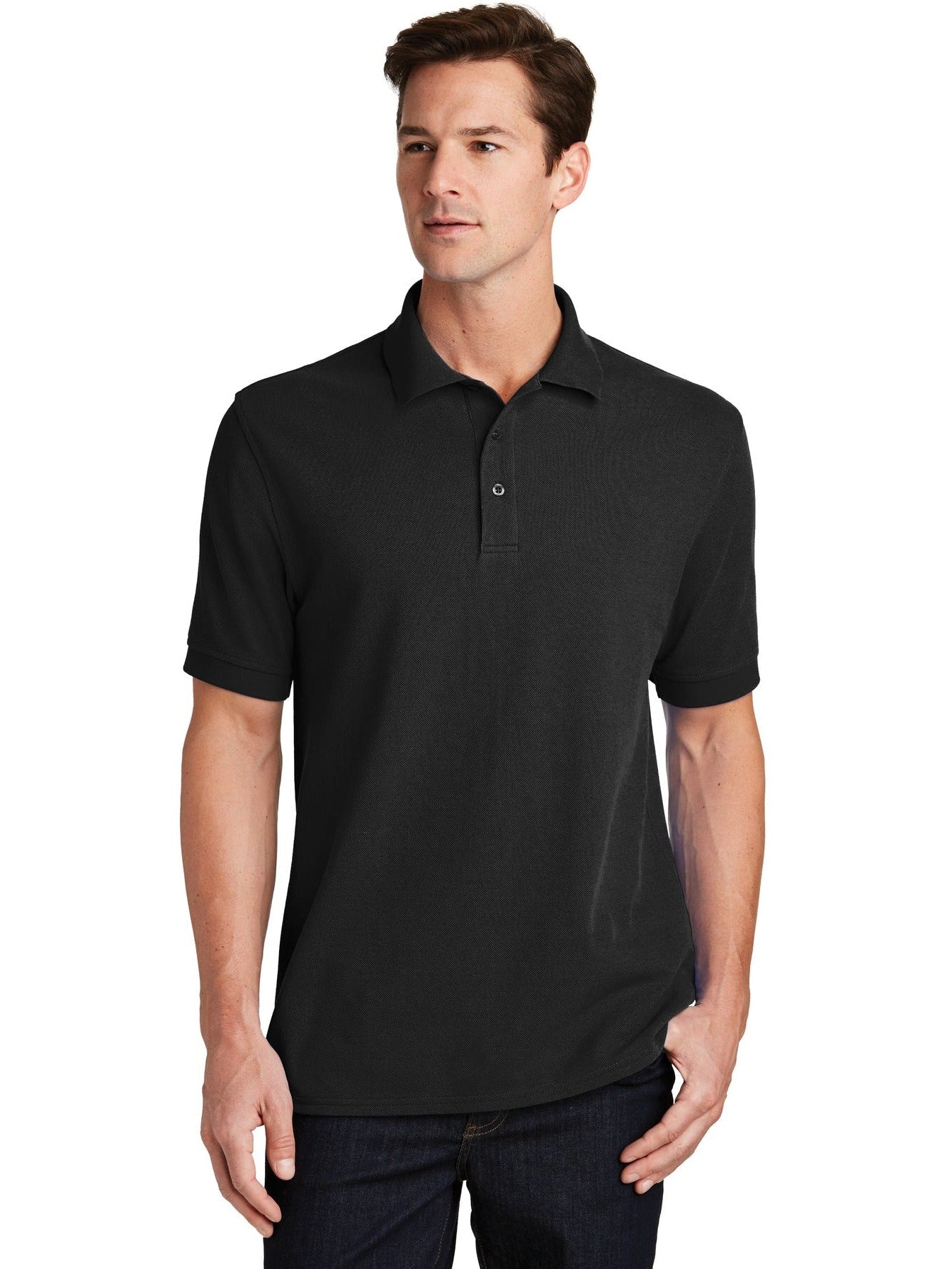 Port Authority Combed Ring Spun Pique Polo