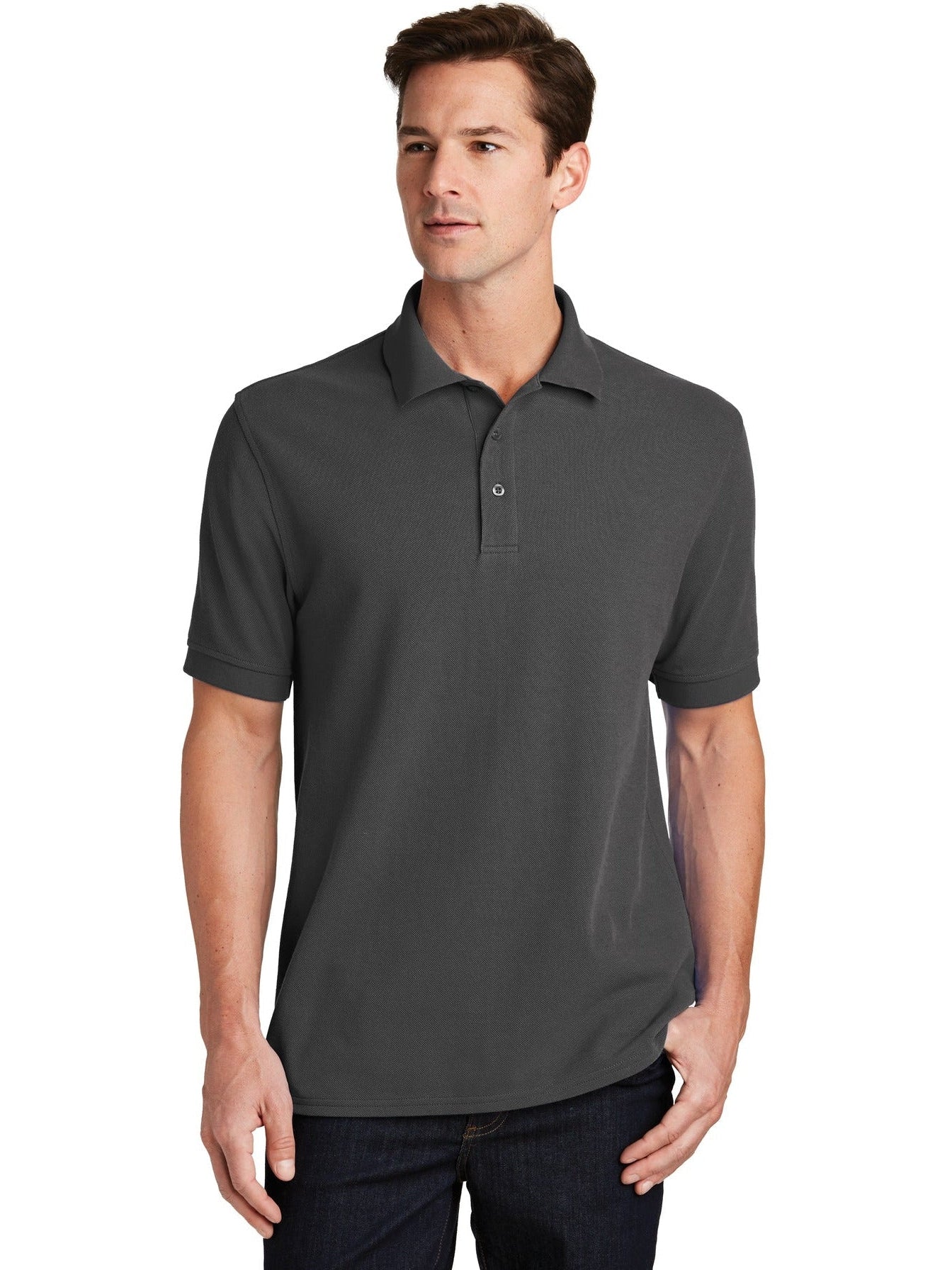 Port Authority Combed Ring Spun Pique Polo
