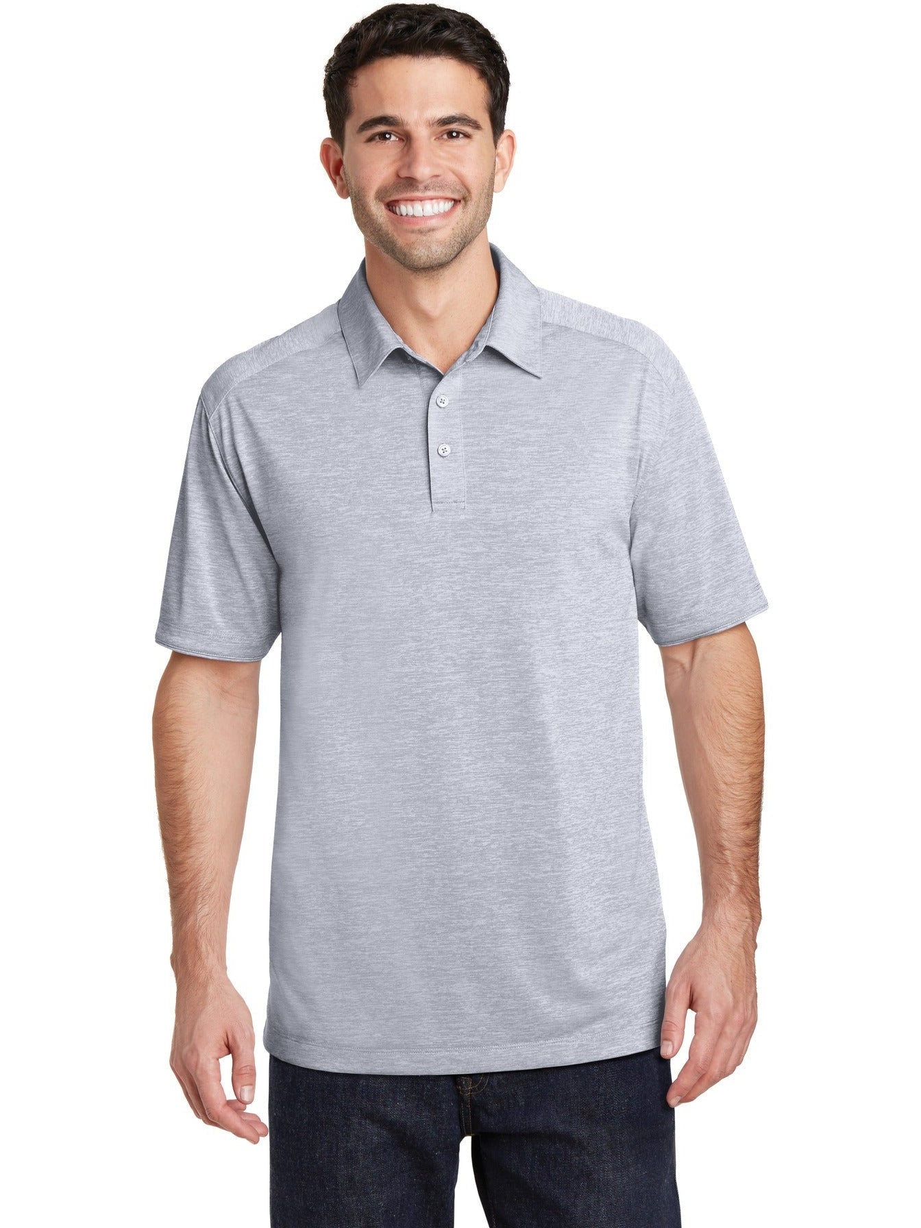 Port Authority Digi Heather Performance Polo