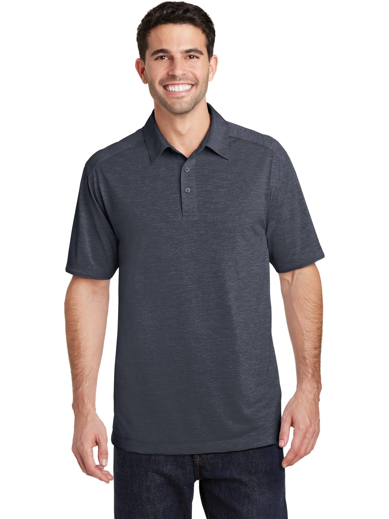 Port Authority Digi Heather Performance Polo