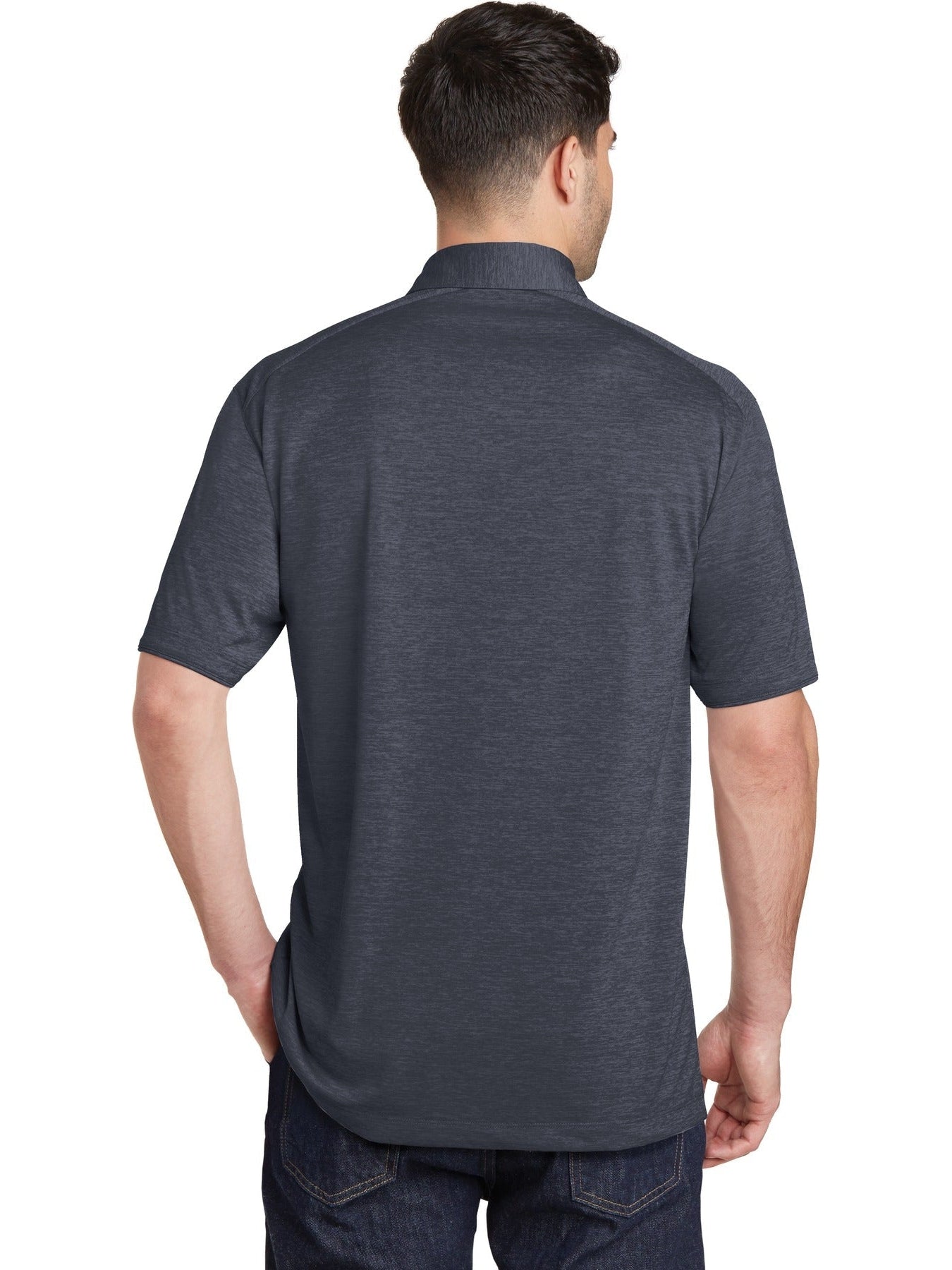 Port Authority Digi Heather Performance Polo
