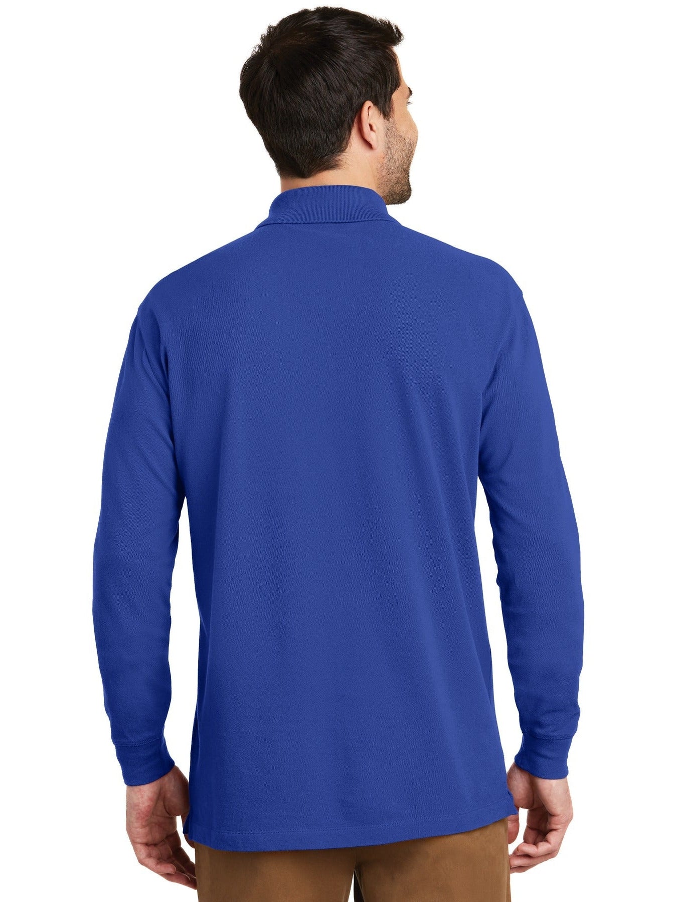 Port Authority EZCotton Long Sleeve Polo