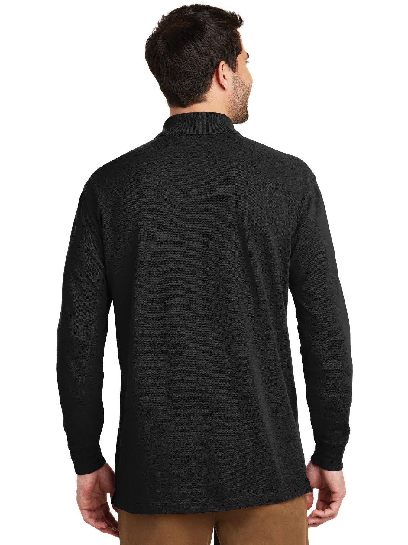 Port Authority EZCotton Long Sleeve Polo