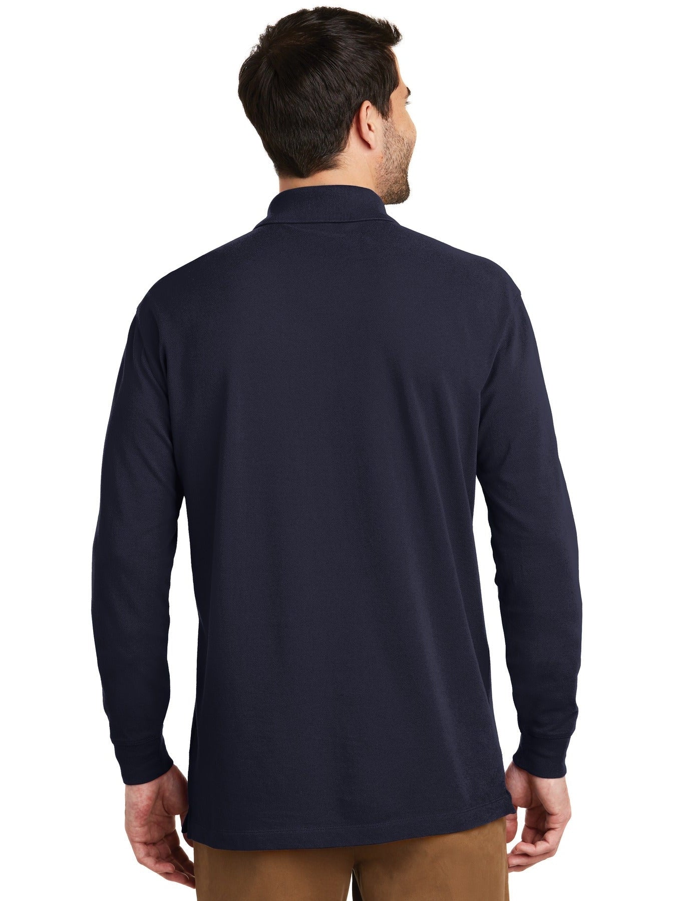 Port Authority EZCotton Long Sleeve Polo