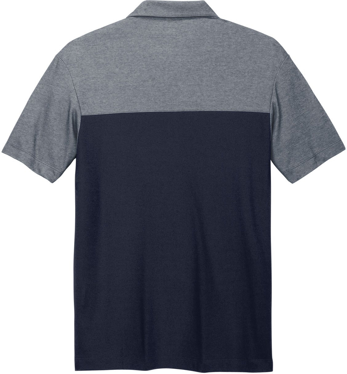 Port Authority Fine Pique Blend Blocked Polo