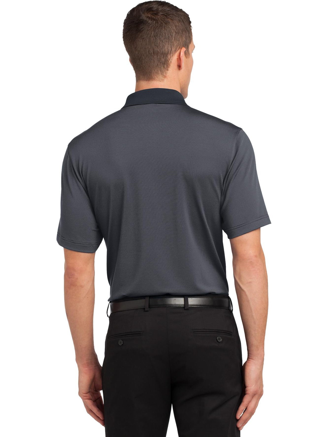 Port Authority Fine Stripe Performance Polo