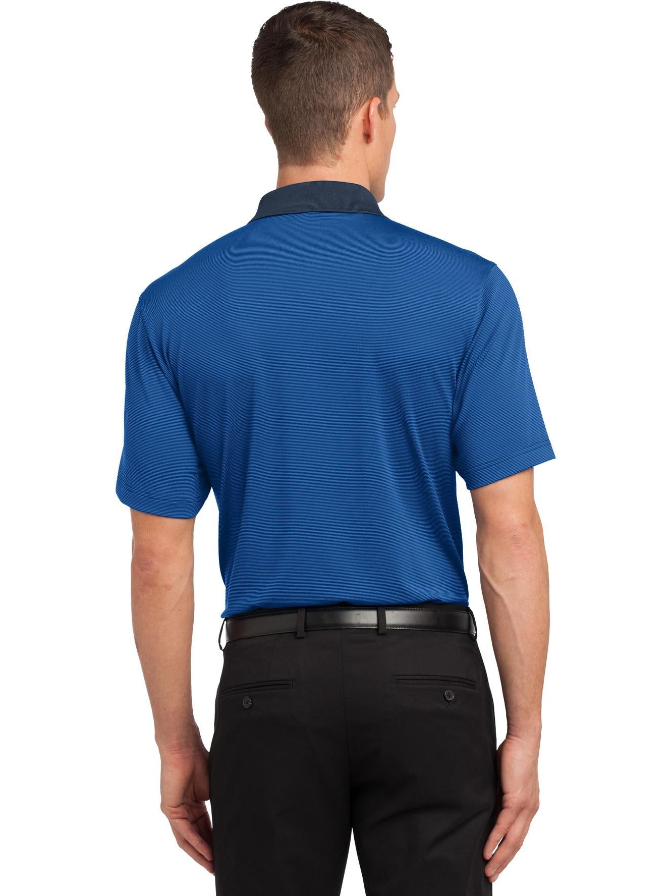 Port Authority Fine Stripe Performance Polo