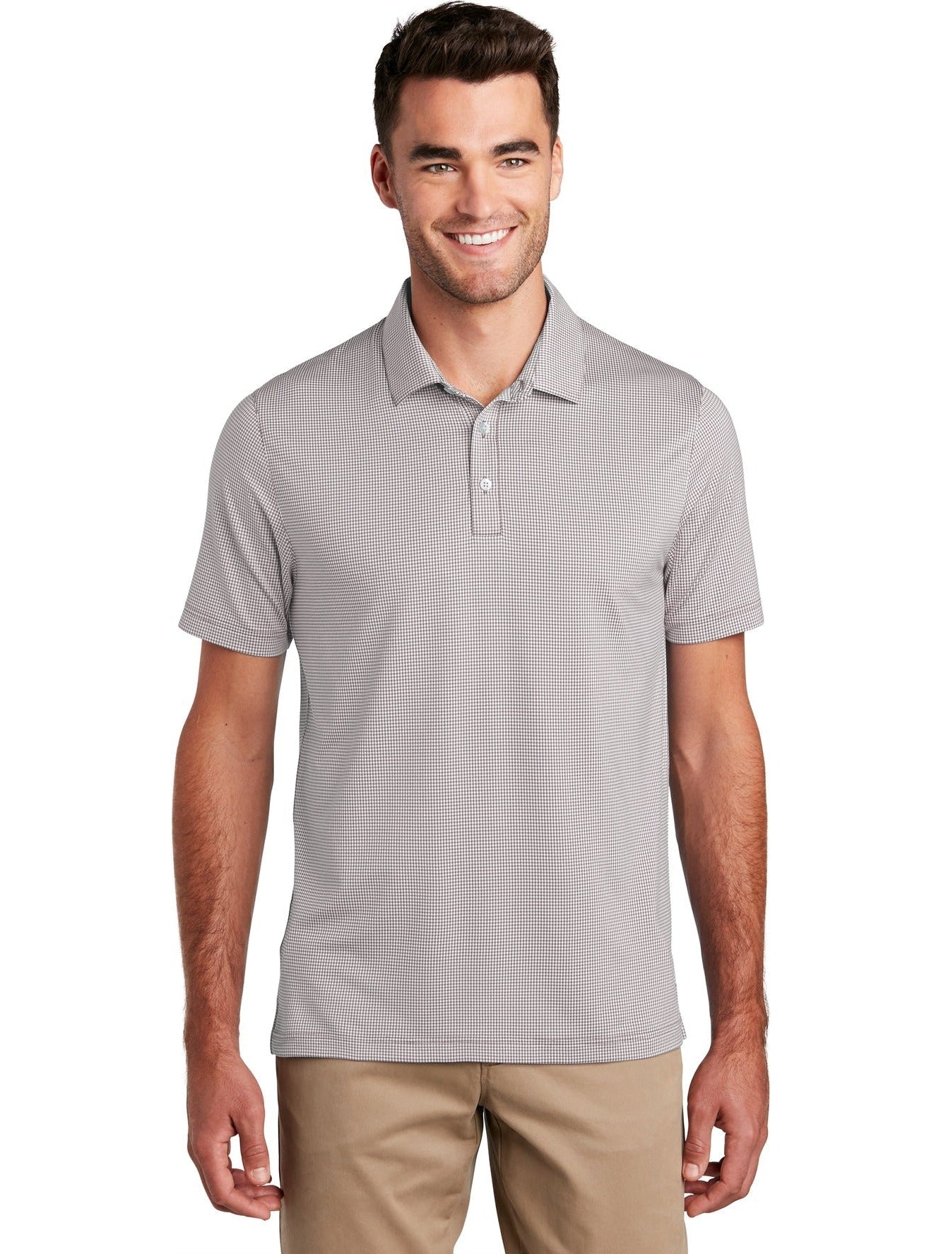 Port Authority Gingham Polo