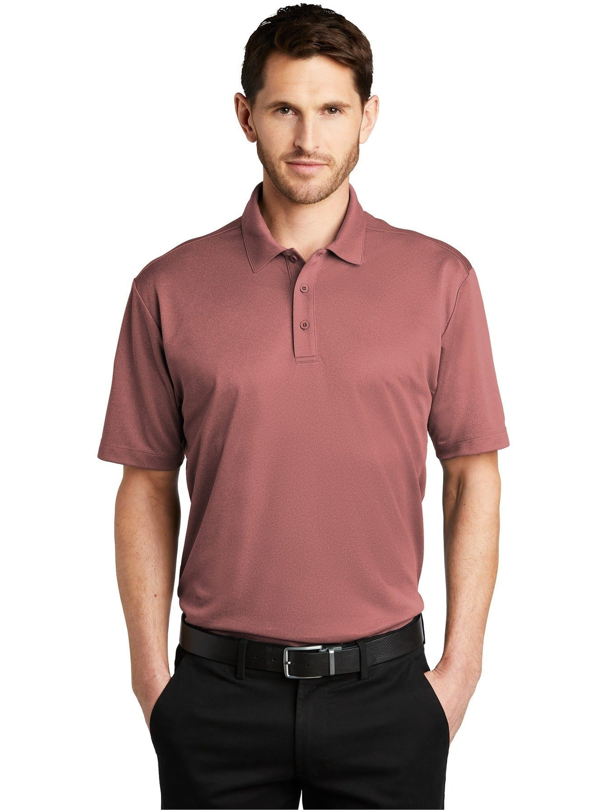 Port Authority Heathered Silk Touch Performance Polo