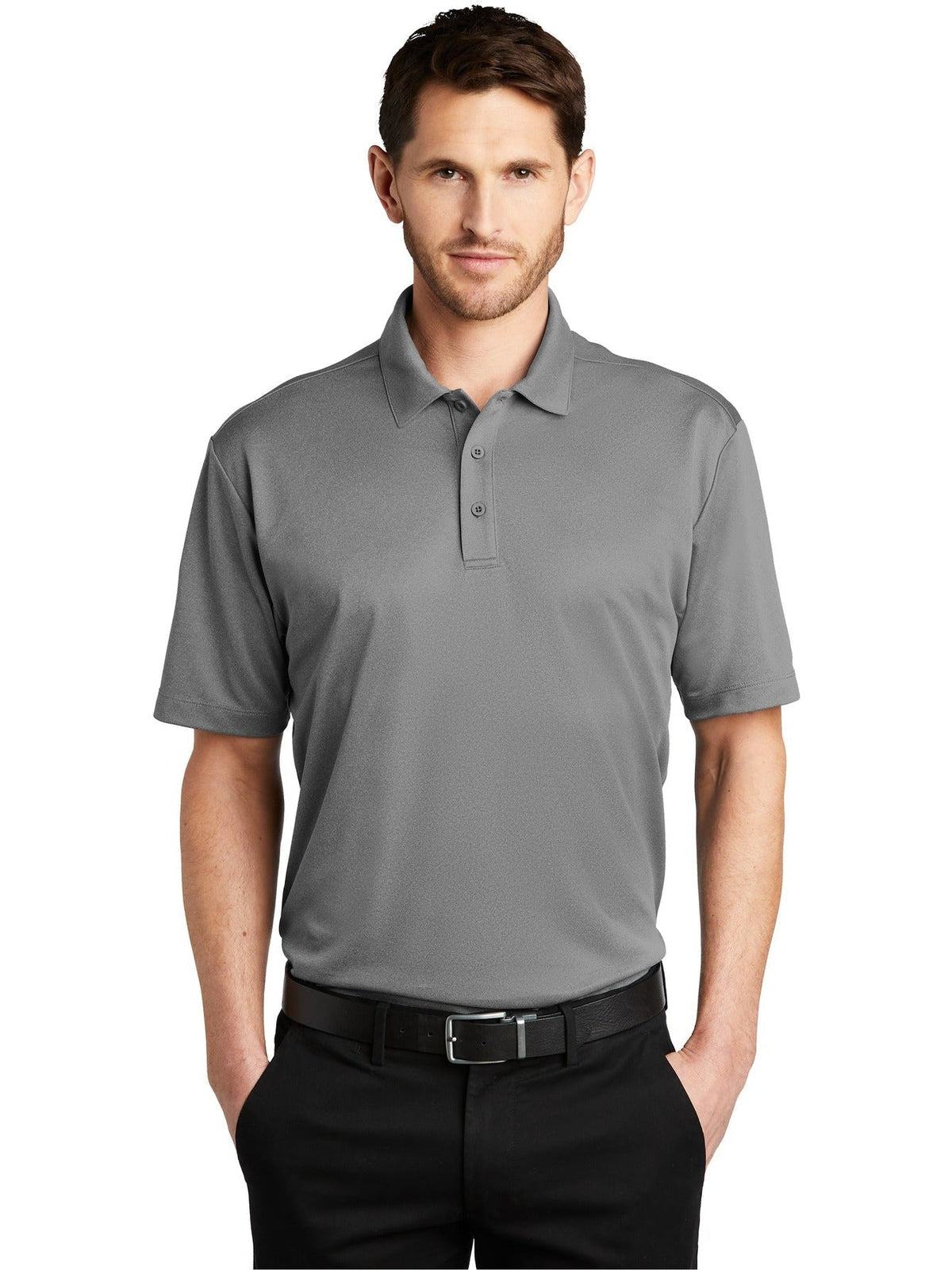 Port Authority Heathered Silk Touch Performance Polo