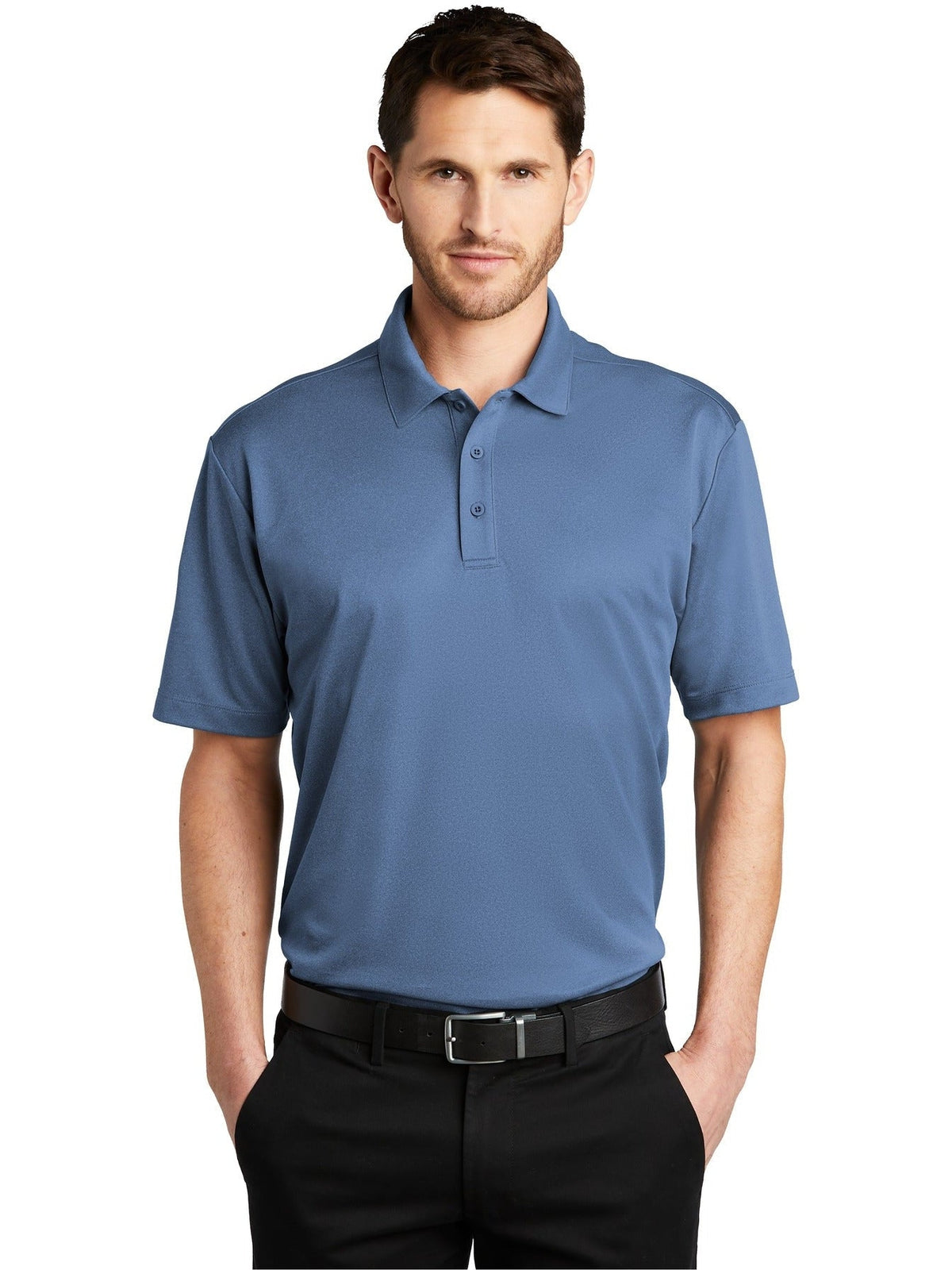 Port Authority Heathered Silk Touch Performance Polo