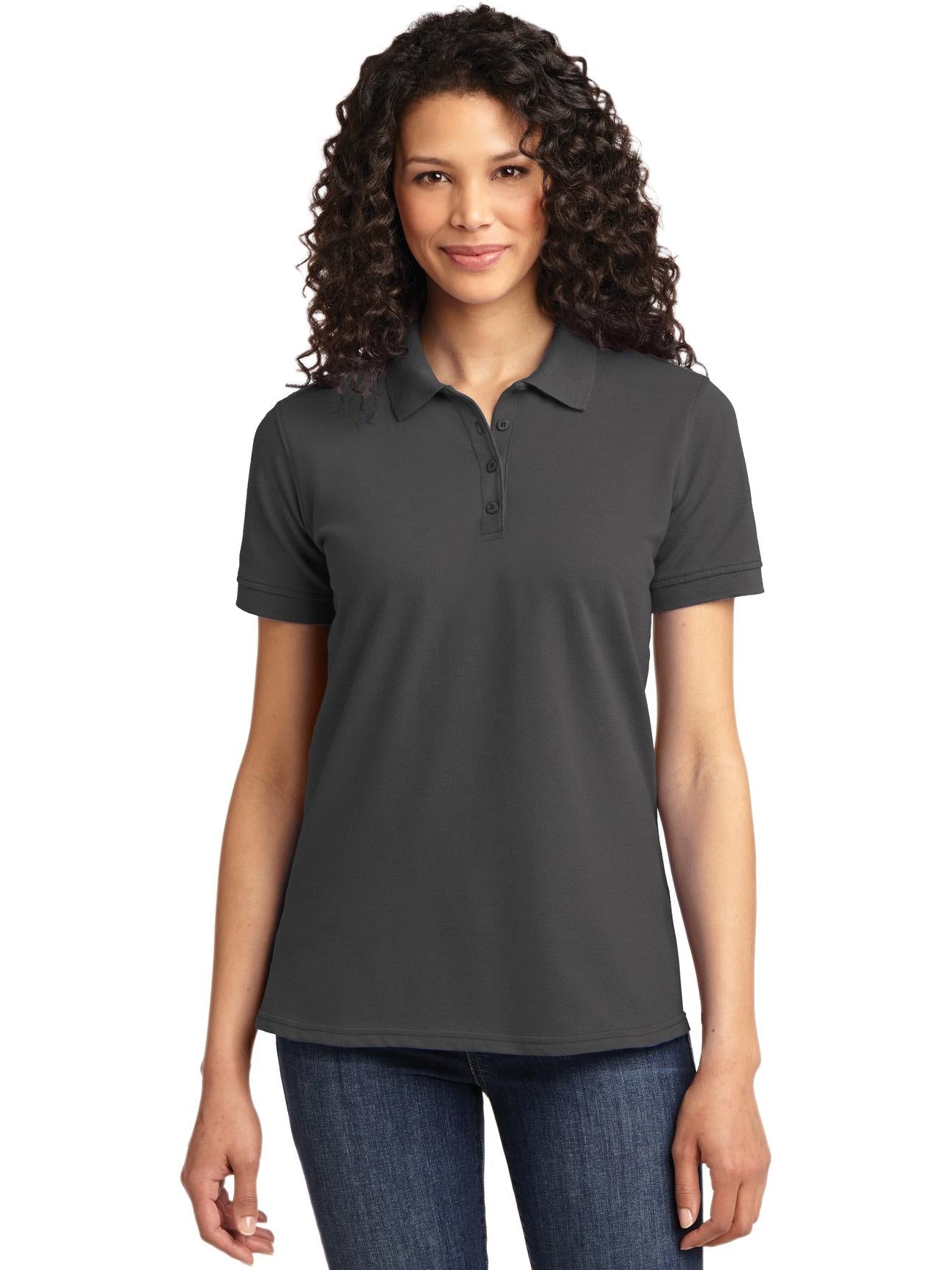 Port Authority Ladies 50/50 Pique Polo
