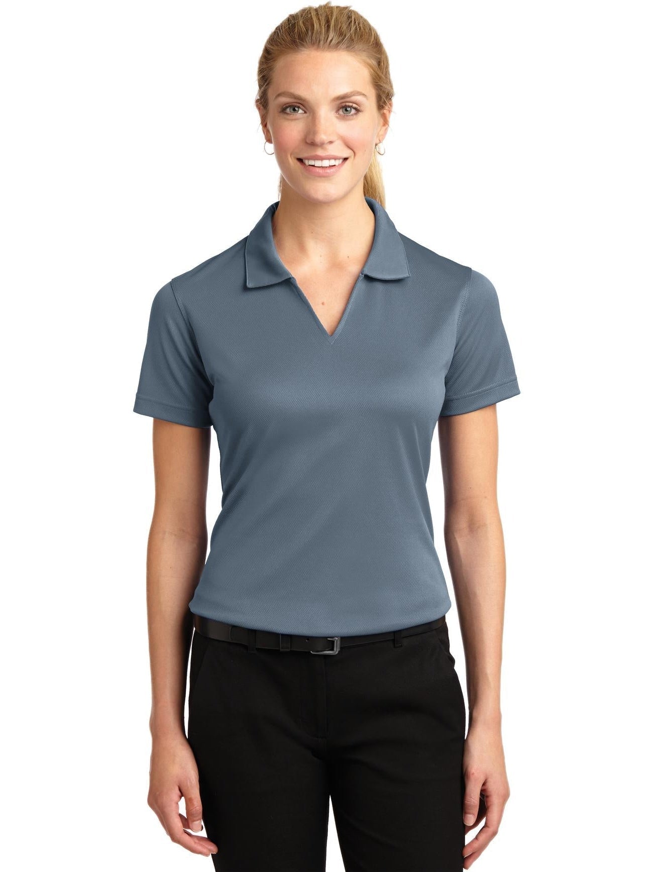 Port Authority Ladies Dri-Mesh V-Neck Polo Shirt