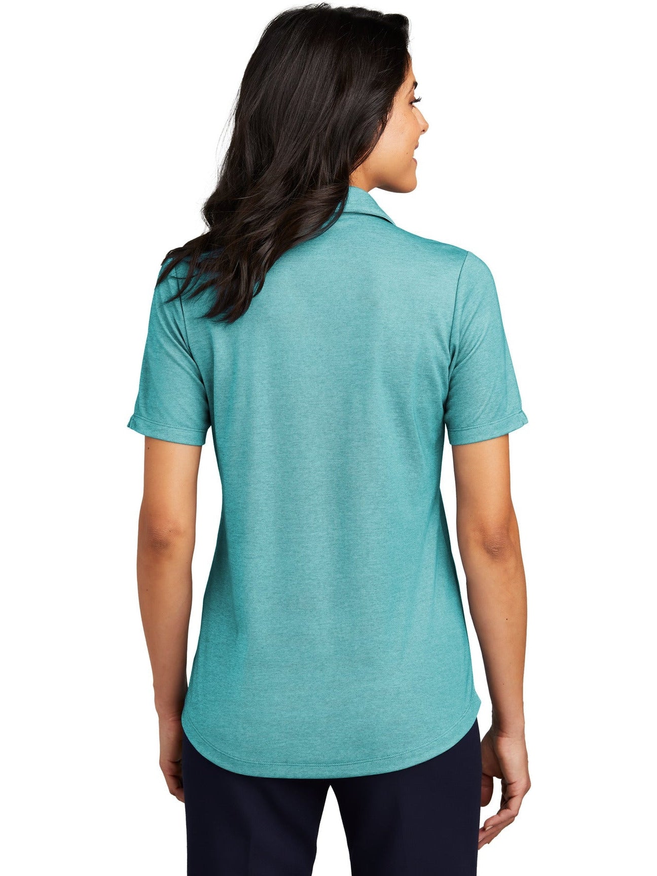 Port Authority Ladies Fine Pique Blend Polo