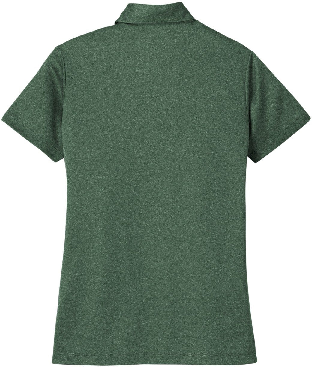 Port Authority Ladies Heathered Silk Touch Performance Polo
