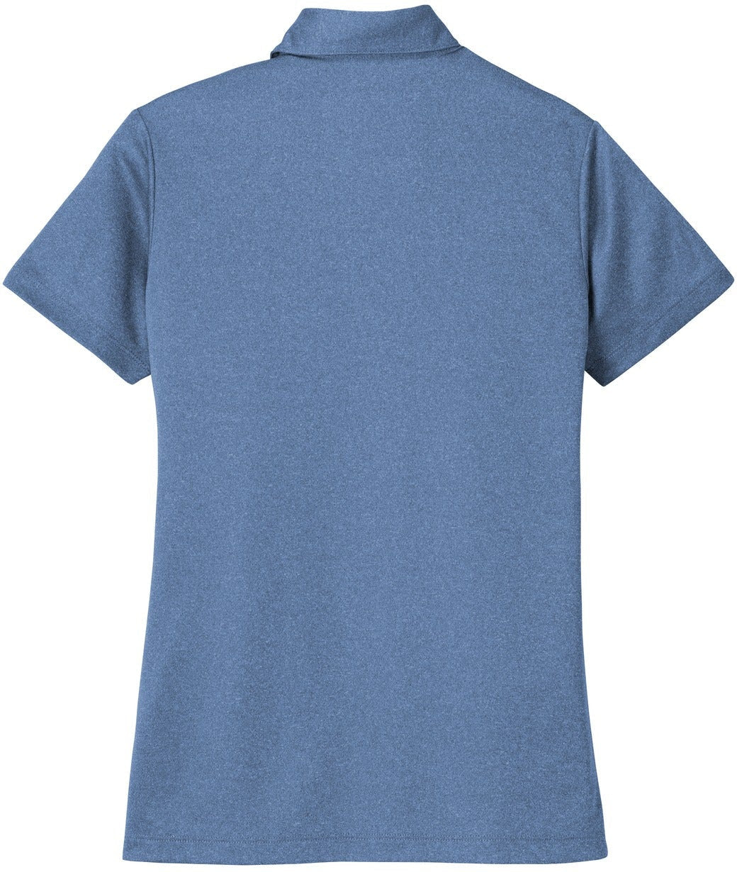 Port Authority Ladies Heathered Silk Touch Performance Polo