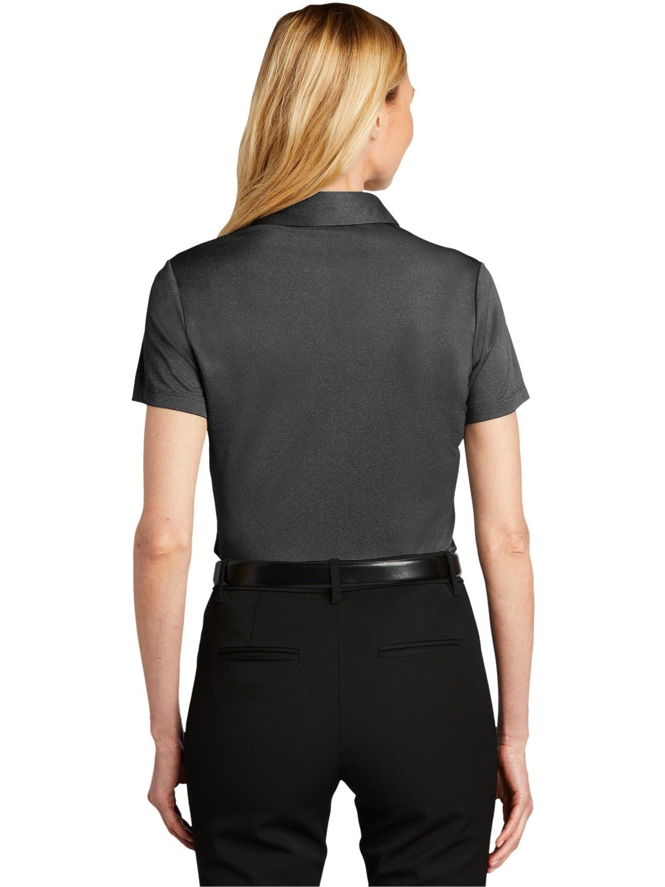 Port Authority Ladies Heathered Silk Touch Performance Polo