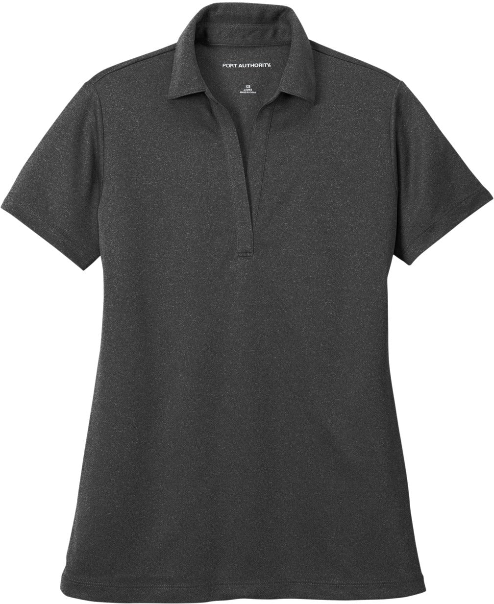 Port Authority Ladies Heathered Silk Touch Performance Polo