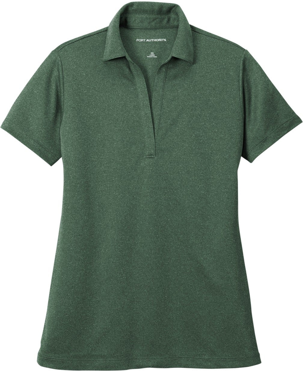 Port Authority Ladies Heathered Silk Touch Performance Polo