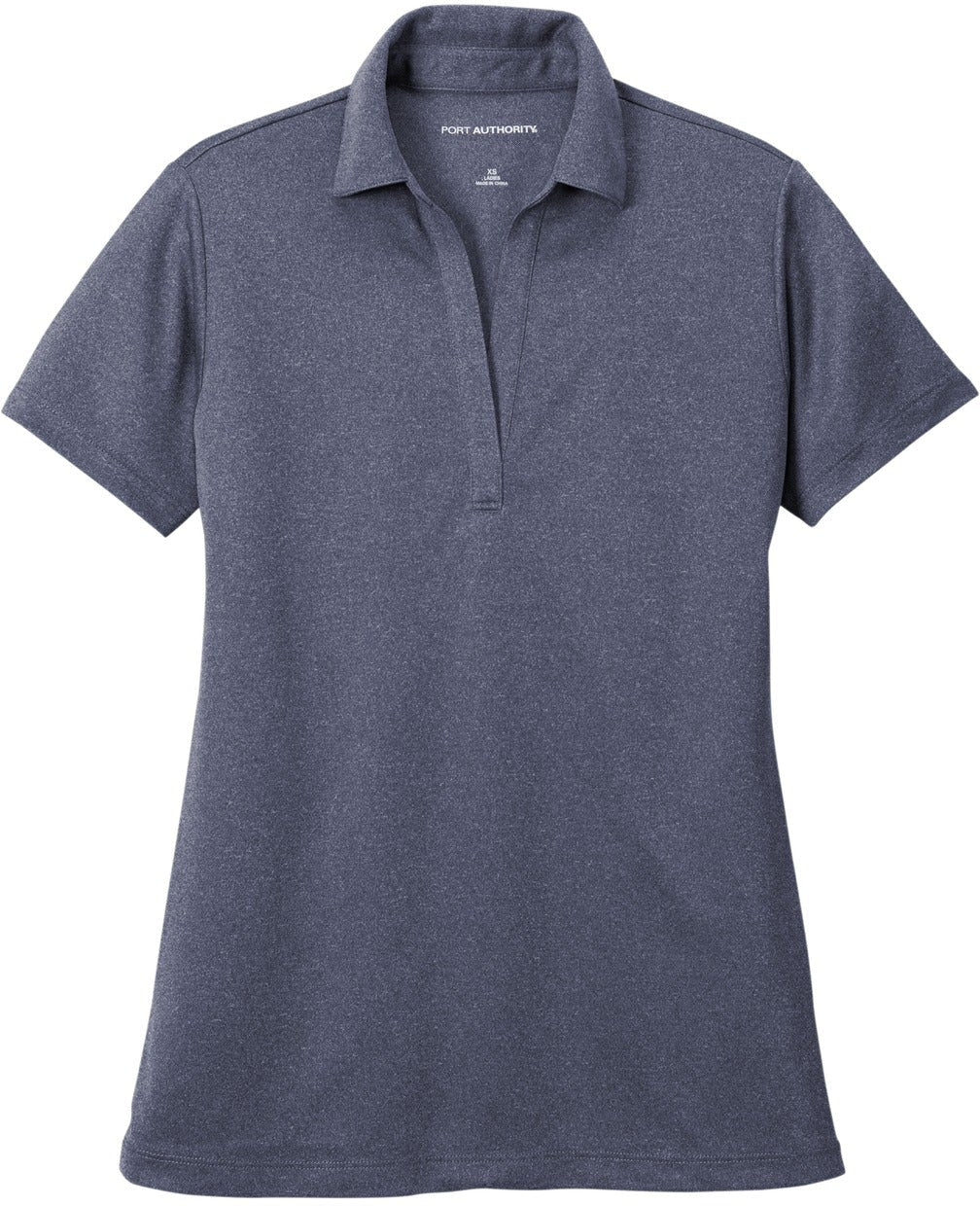 Port Authority Ladies Heathered Silk Touch Performance Polo