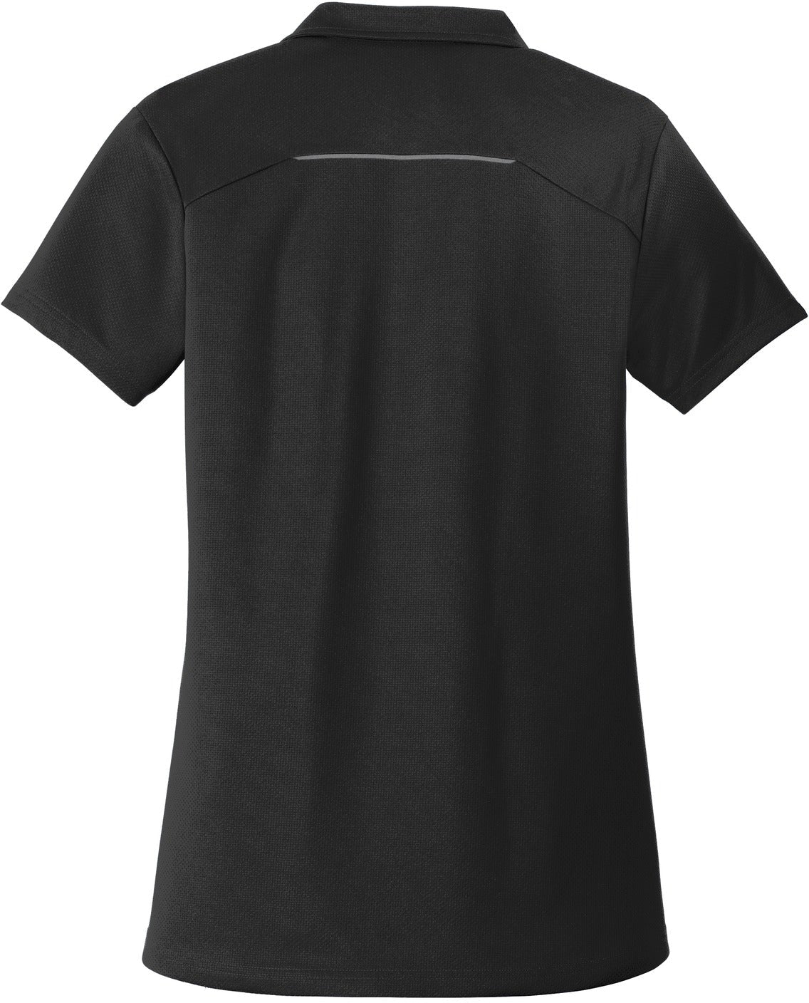Port Authority Ladies Pinpoint Mesh Zip Polo
