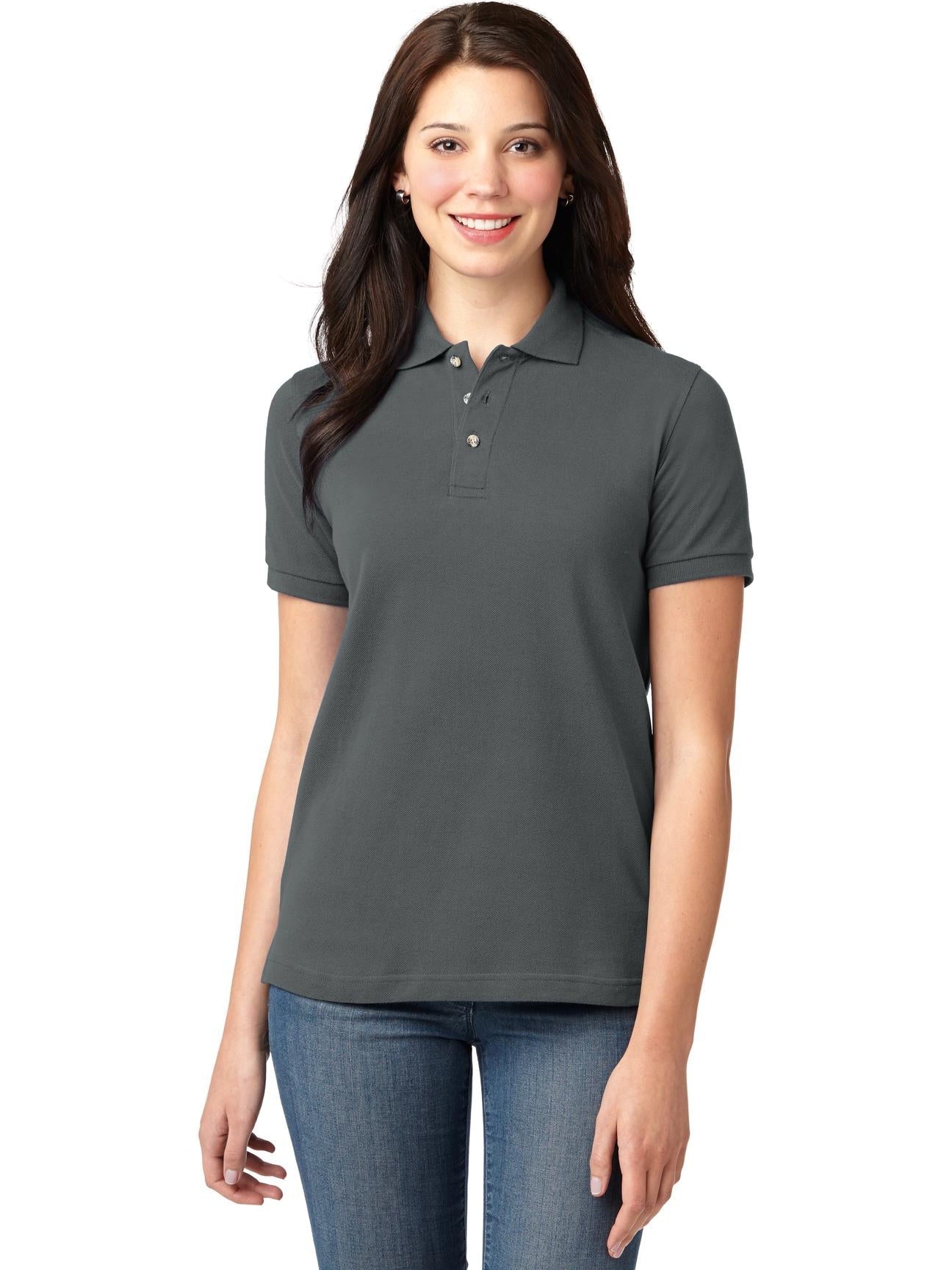 Port Authority Ladies Pique Knit Polo