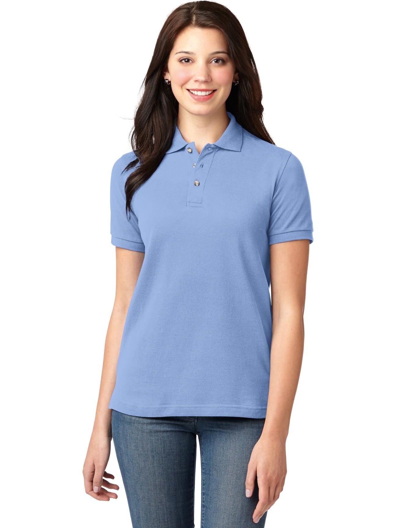 Port Authority Ladies Pique Knit Polo