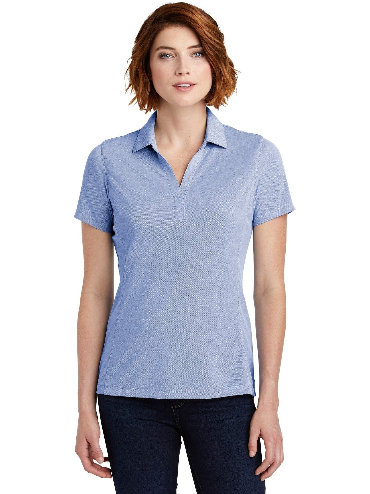Port Authority Ladies Poly Oxford Pique Polo
