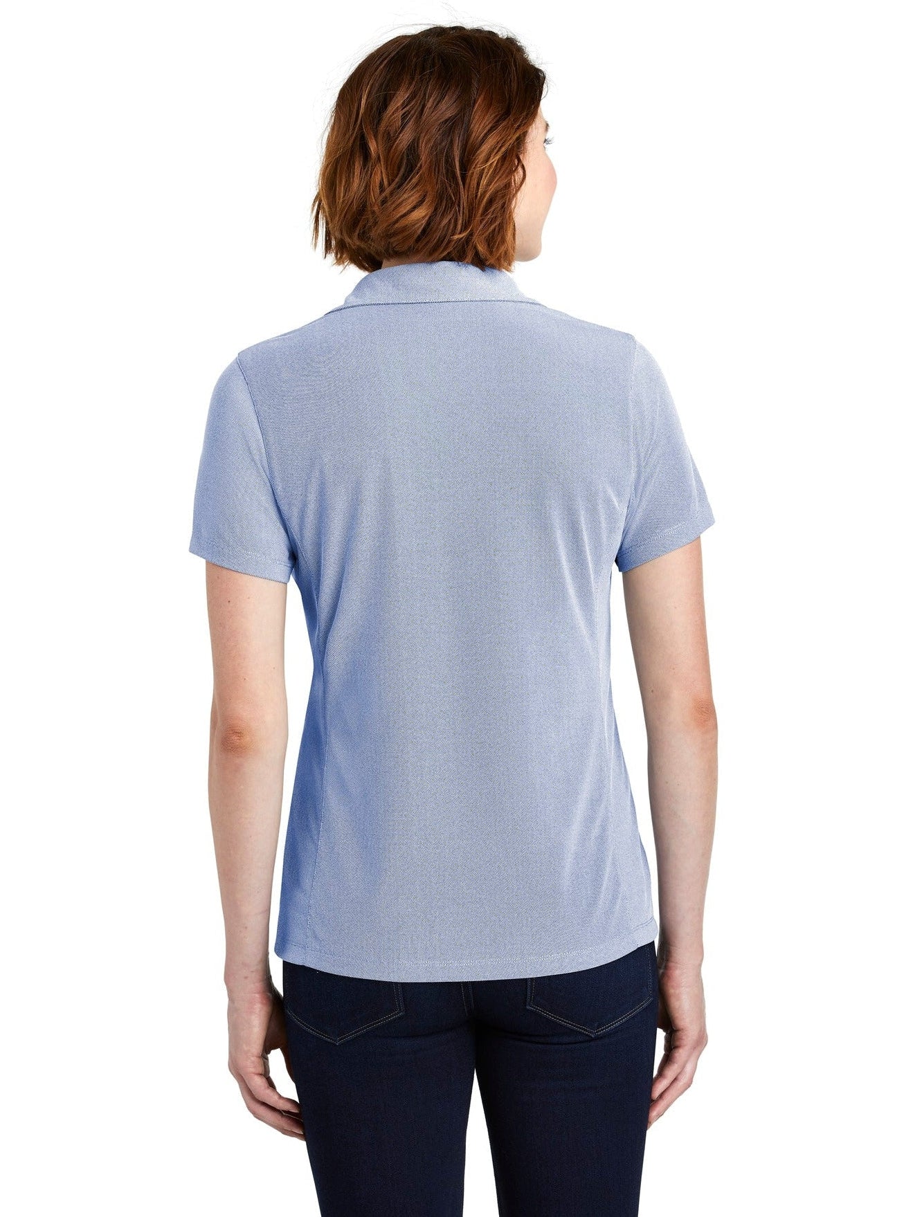 Port Authority Ladies Poly Oxford Pique Polo
