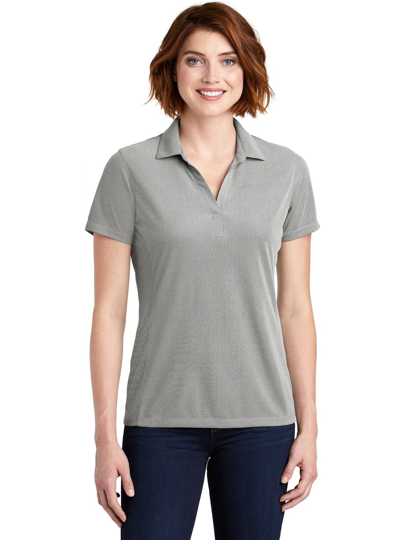 Port Authority Ladies Poly Oxford Pique Polo