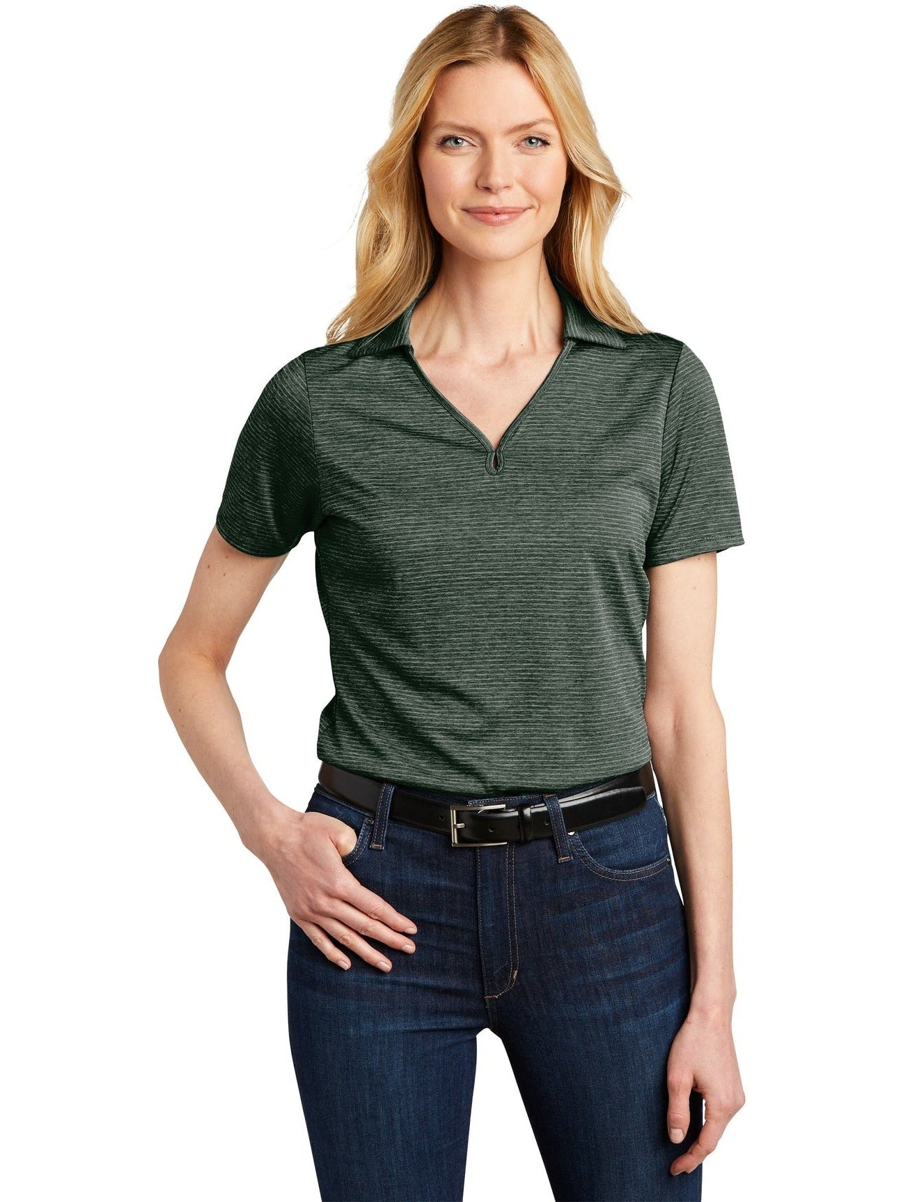 Port Authority Ladies Shadow Stripe Polo