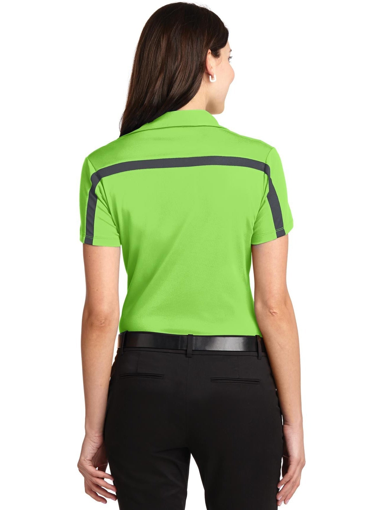Port Authority Ladies Silk Touch Performance Colorblock Stripe