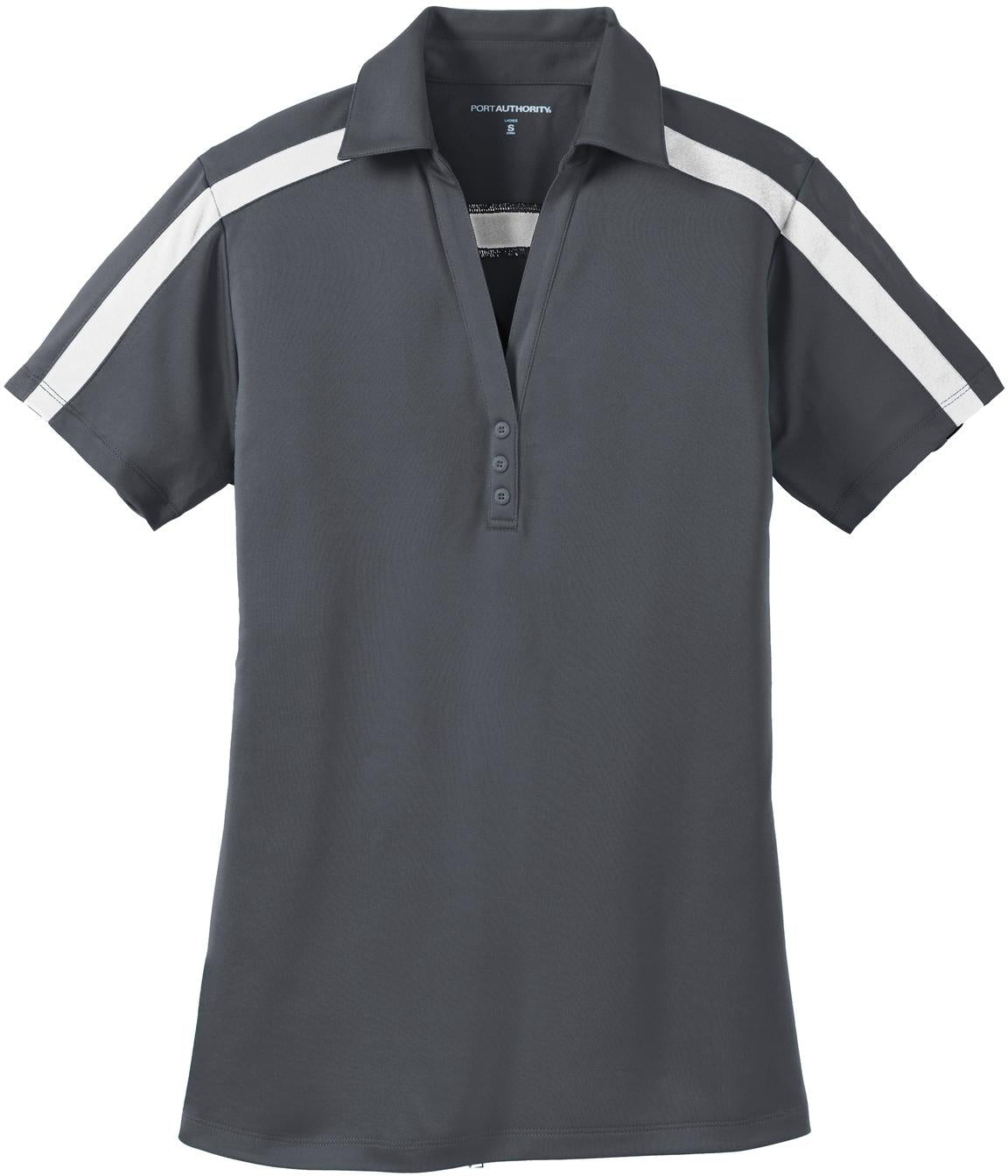 Port Authority Ladies Silk Touch Performance Colorblock Stripe
