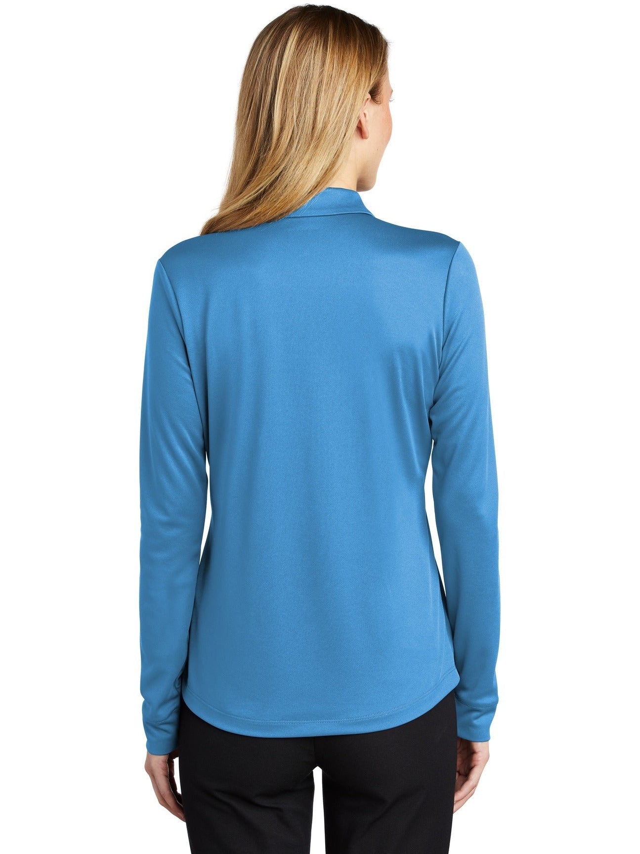 Port Authority Ladies Silk Touch Performance Long Sleeve Polo