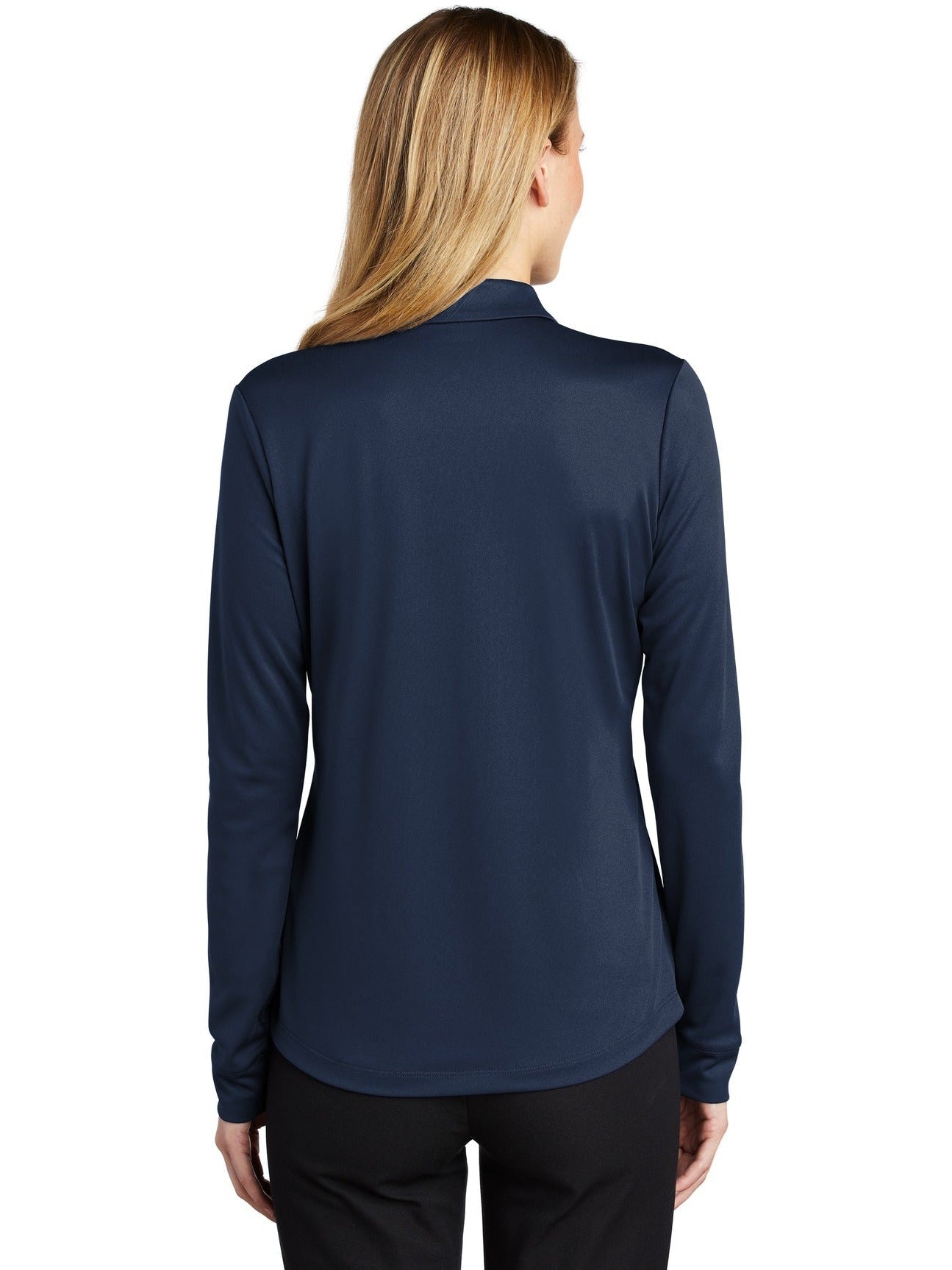 Port Authority Ladies Silk Touch Performance Long Sleeve Polo