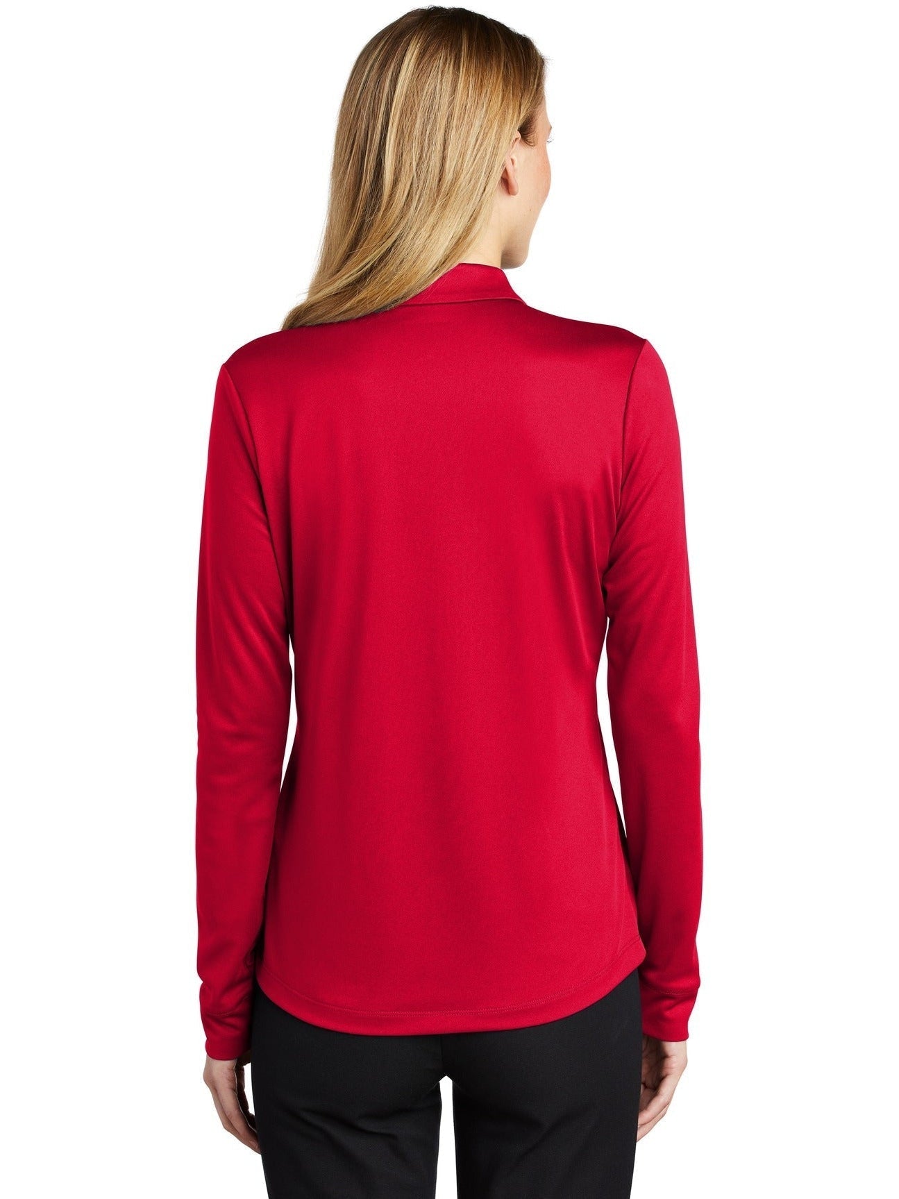 Port Authority Ladies Silk Touch Performance Long Sleeve Polo