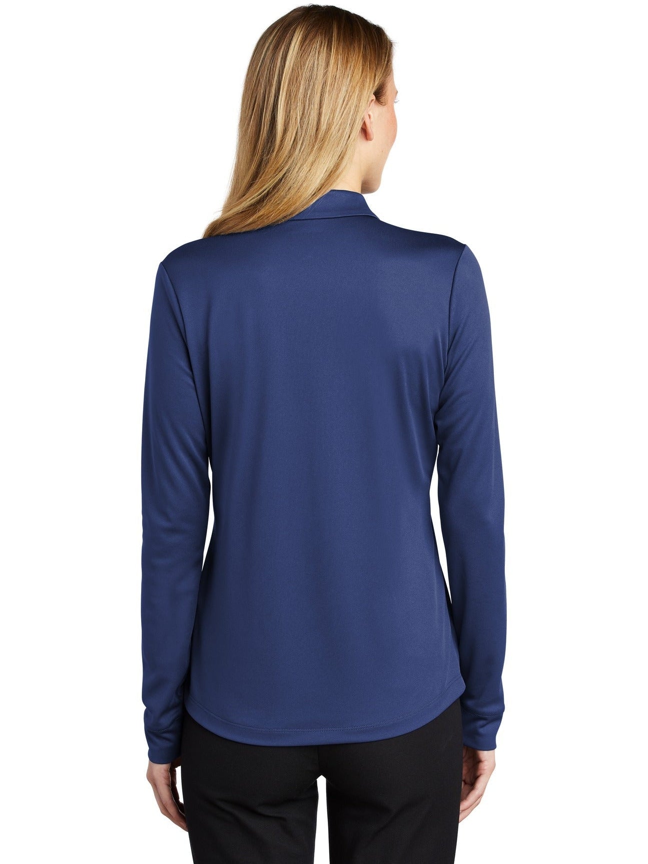 Port Authority Ladies Silk Touch Performance Long Sleeve Polo