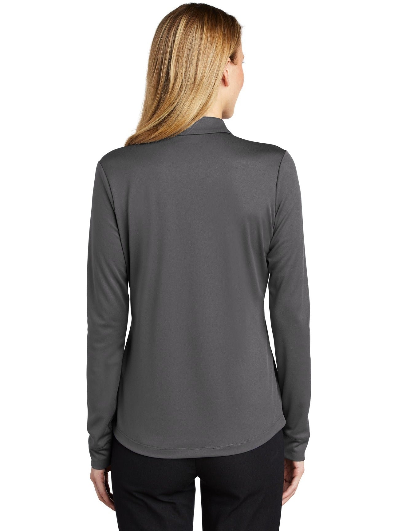 Port Authority Ladies Silk Touch Performance Long Sleeve Polo