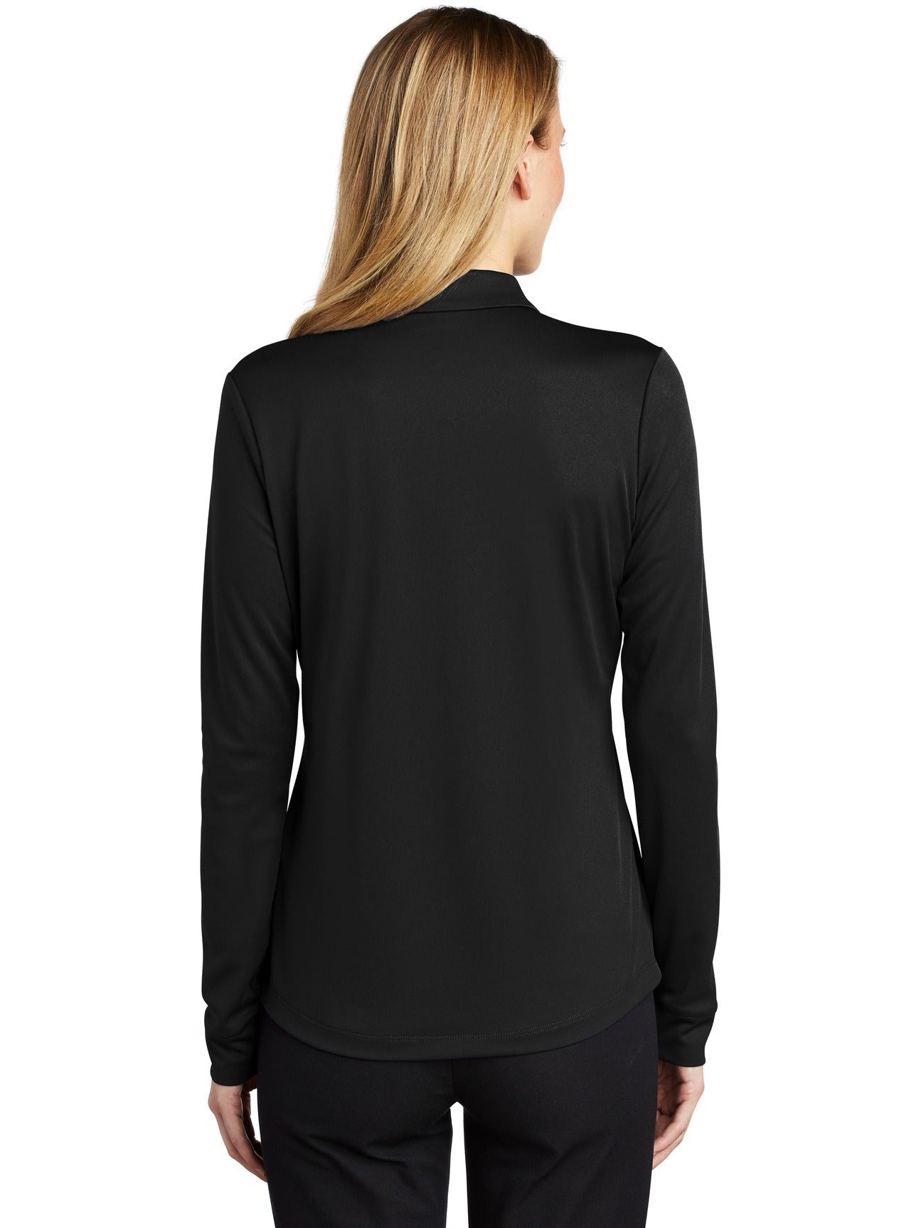 Port Authority Ladies Silk Touch Performance Long Sleeve Polo