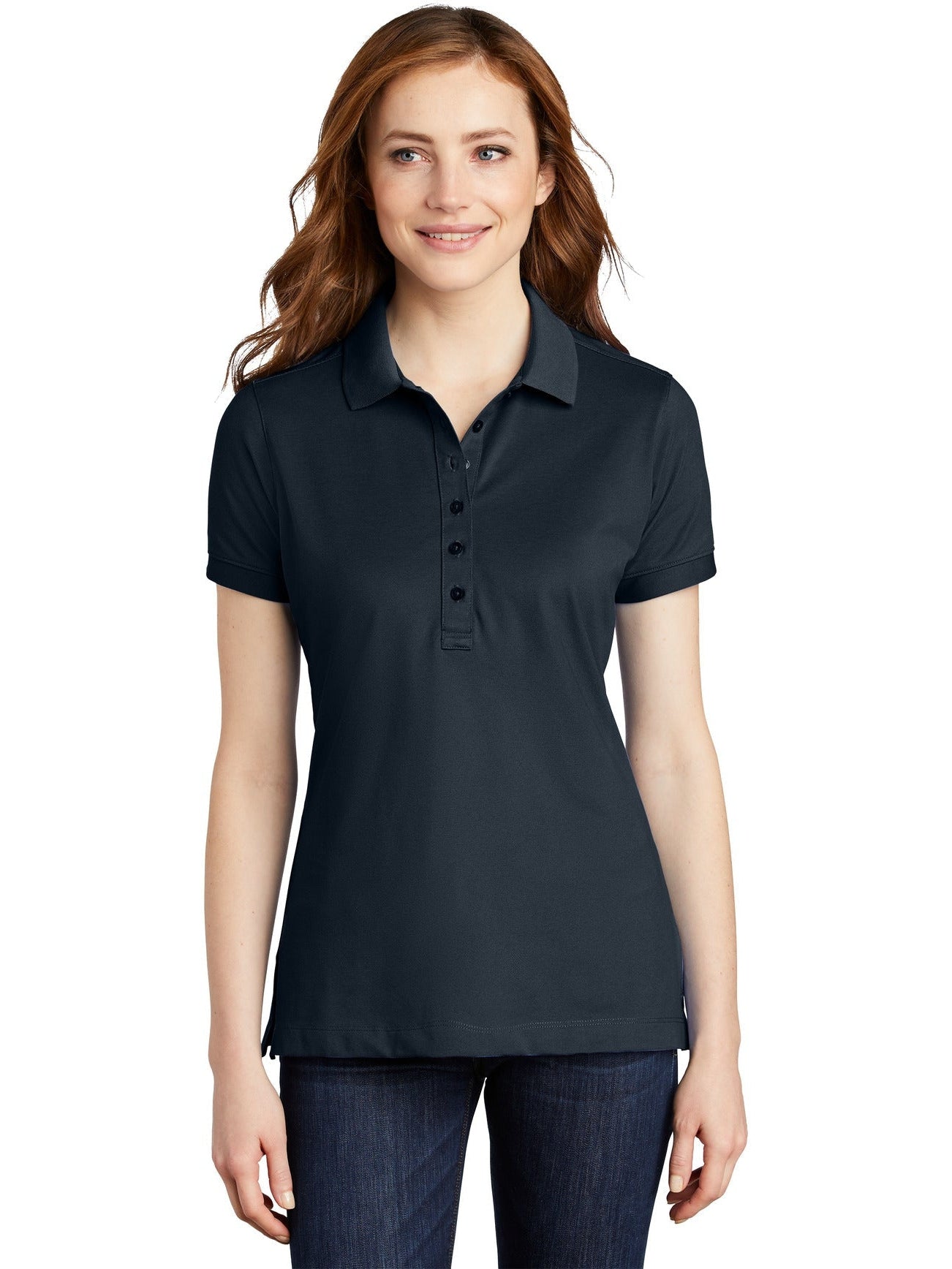 Port Authority Ladies Stretch Pique Polo