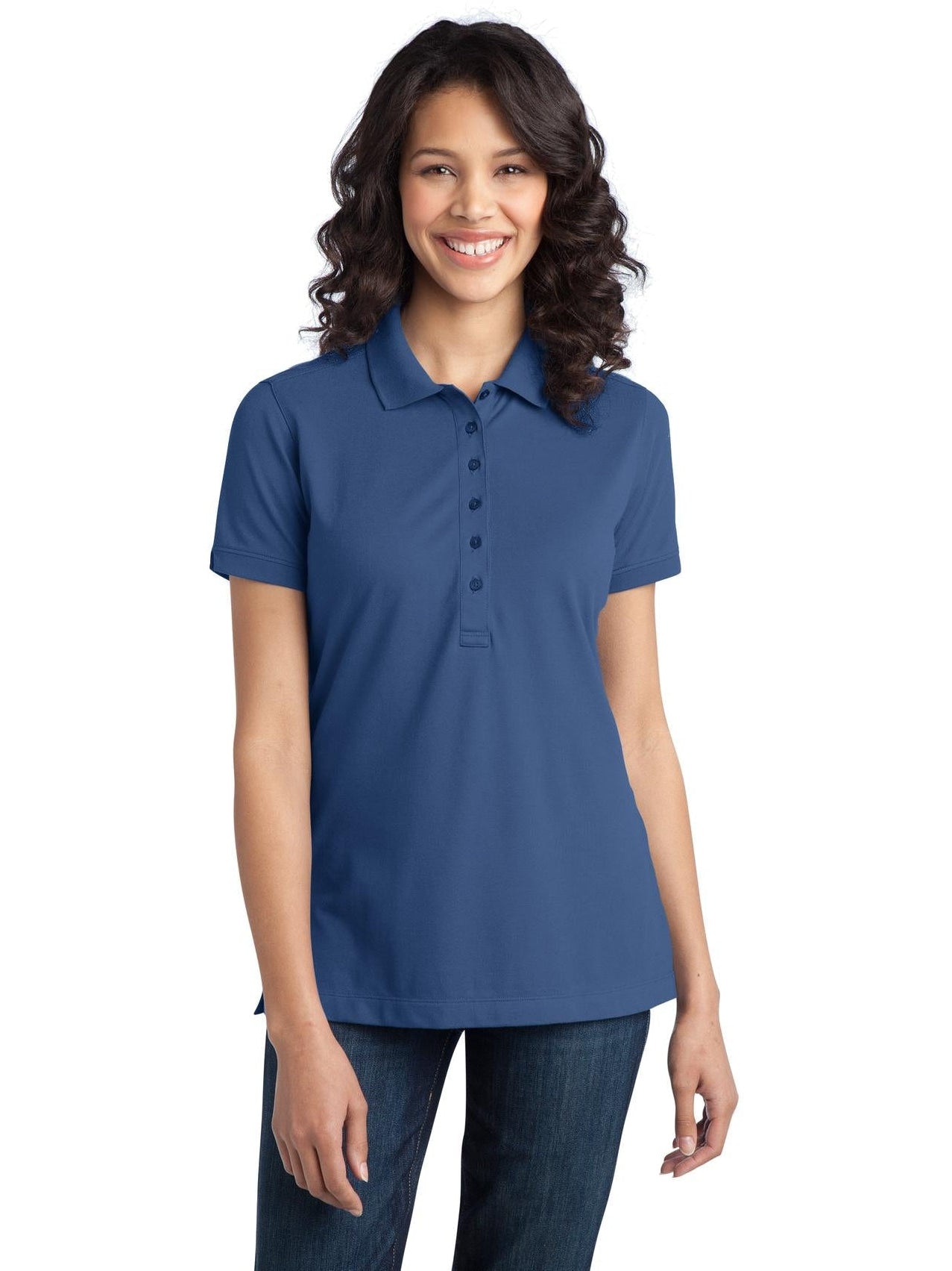 Port Authority Ladies Stretch Pique Polo
