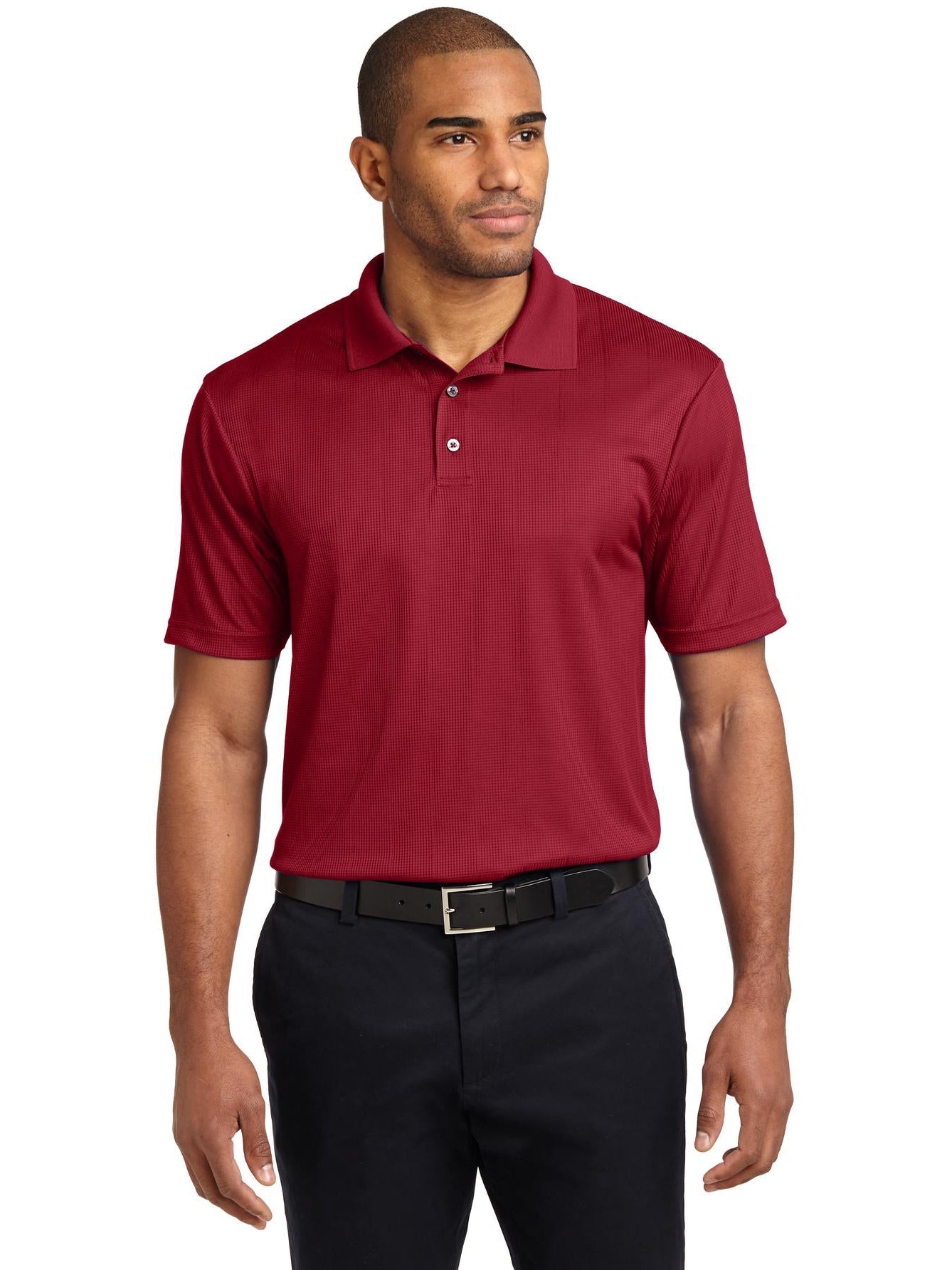 Port Authority Performance Fine Jacquard Polo